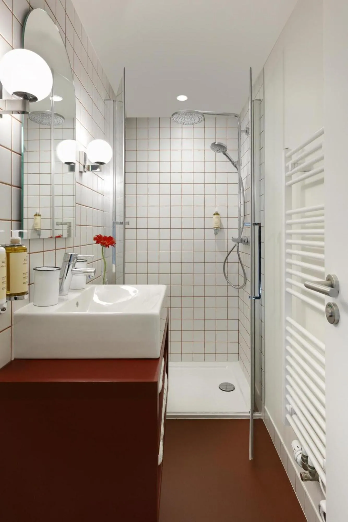 Shower in Appart'hôtel Bellamy Chamonix