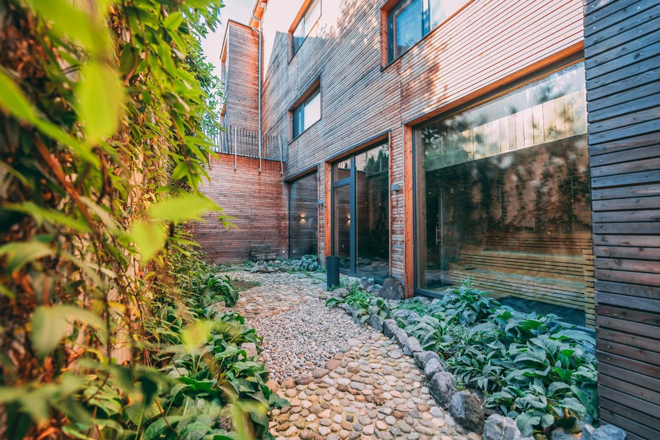 Sauna in Gut Hügle Erlebnishof & Spa