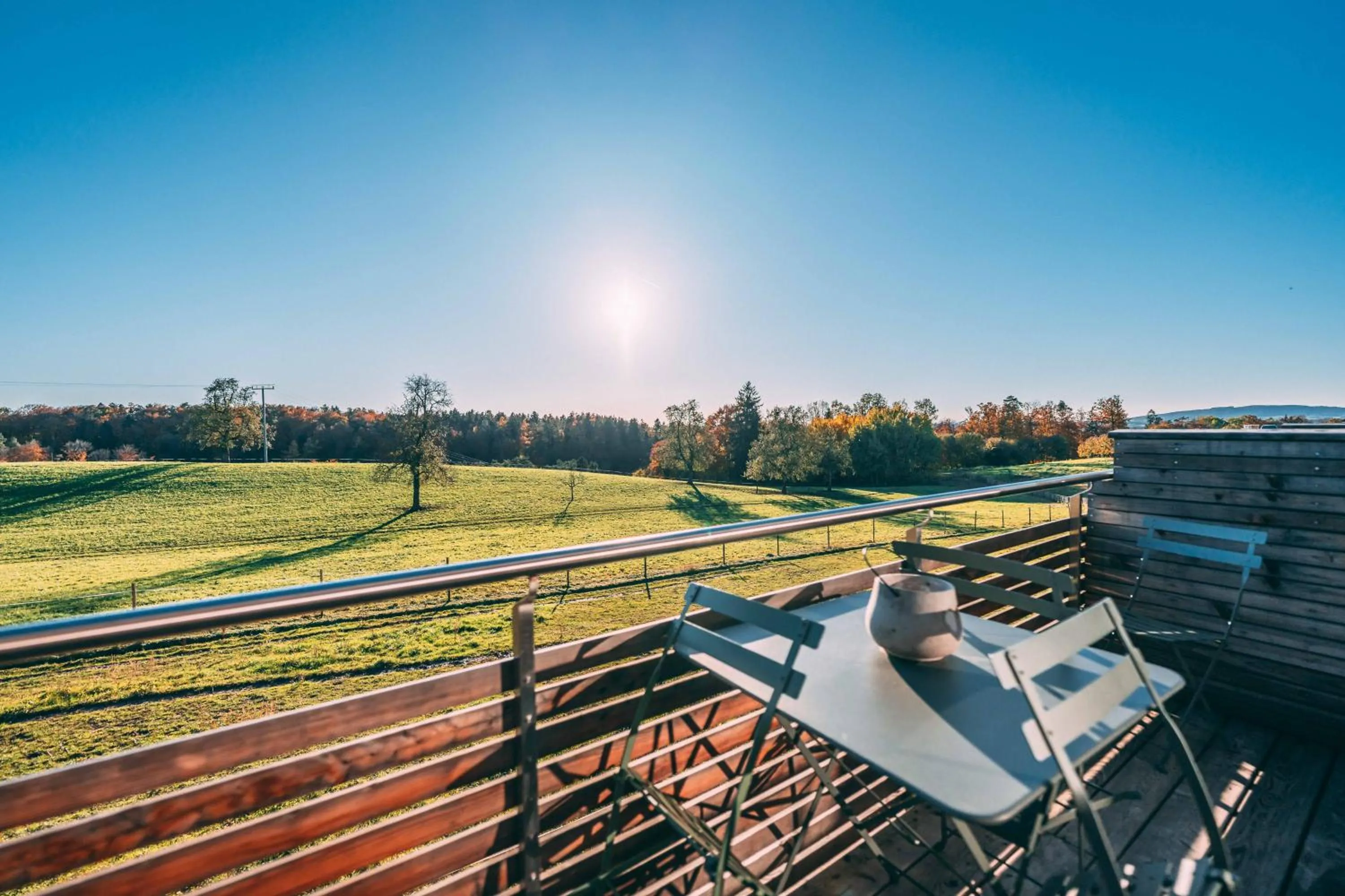 Balcony/Terrace in Gut Hügle Erlebnishof & Spa