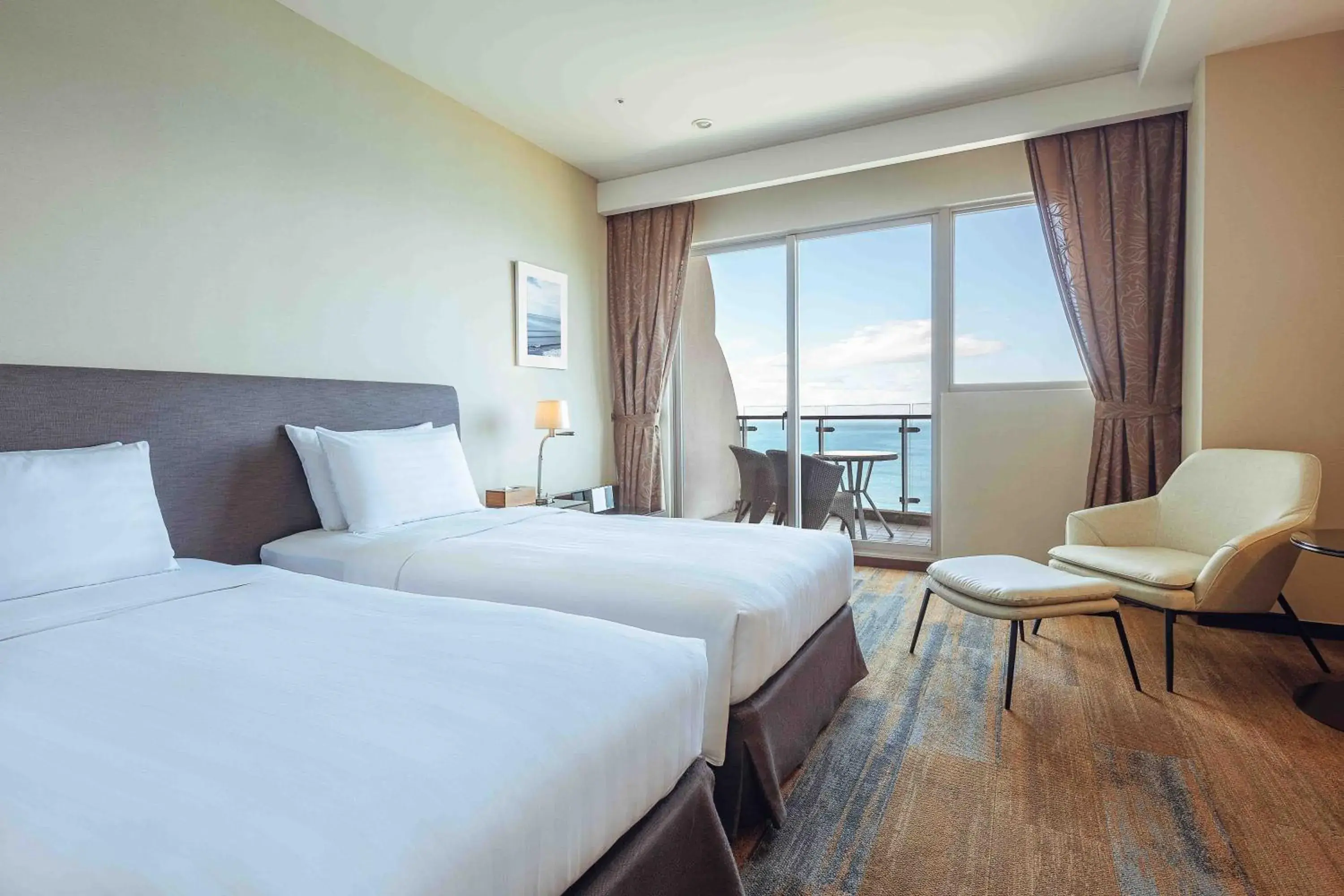 Standard Twin Room with Balcony and Sea View in H Resort Standard Twin Room with Balcony and Sea View in H Resort