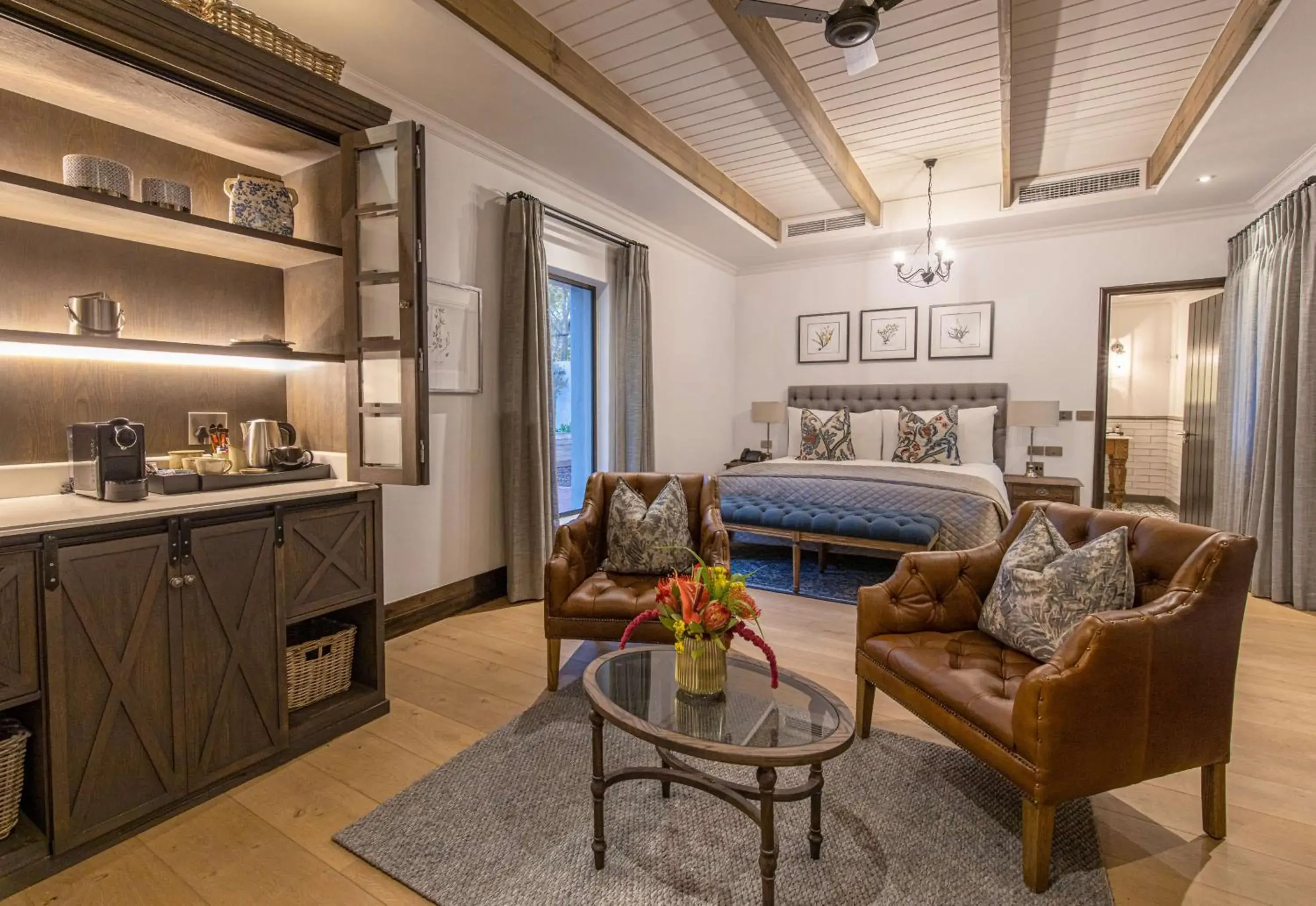 Kitchen or kitchenette, Bed in Southern Sun de Wagen Kitchen or kitchenette, Bed in Southern Sun de Wagen