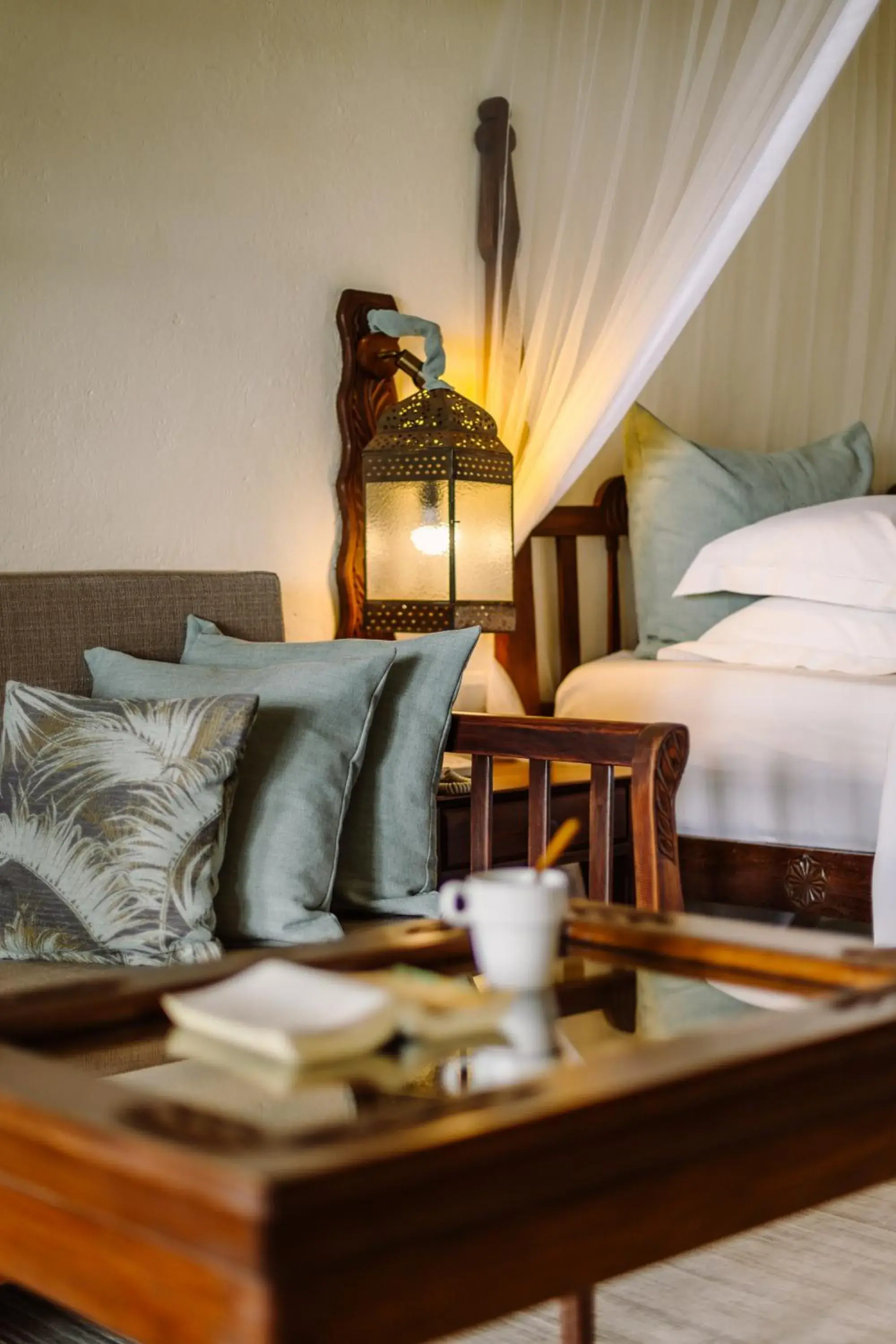 Bed in Breezes Beach Club and Spa Bed in Breezes Beach Club and Spa