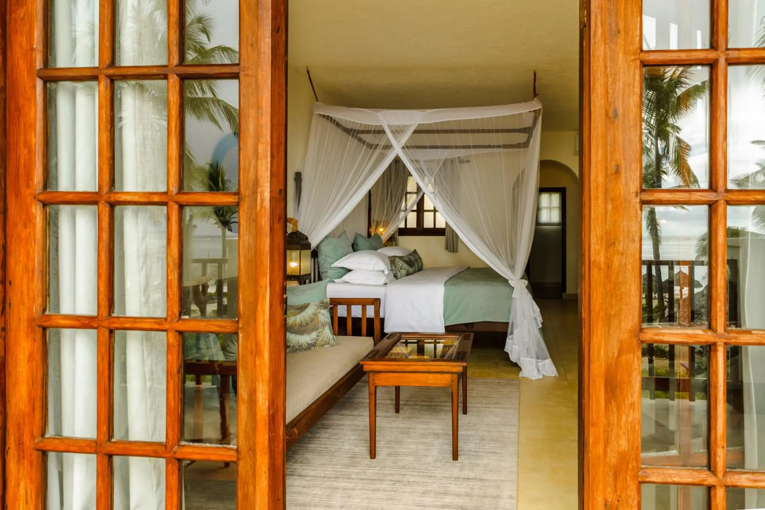 Bed in Breezes Beach Club and Spa Bed in Breezes Beach Club and Spa