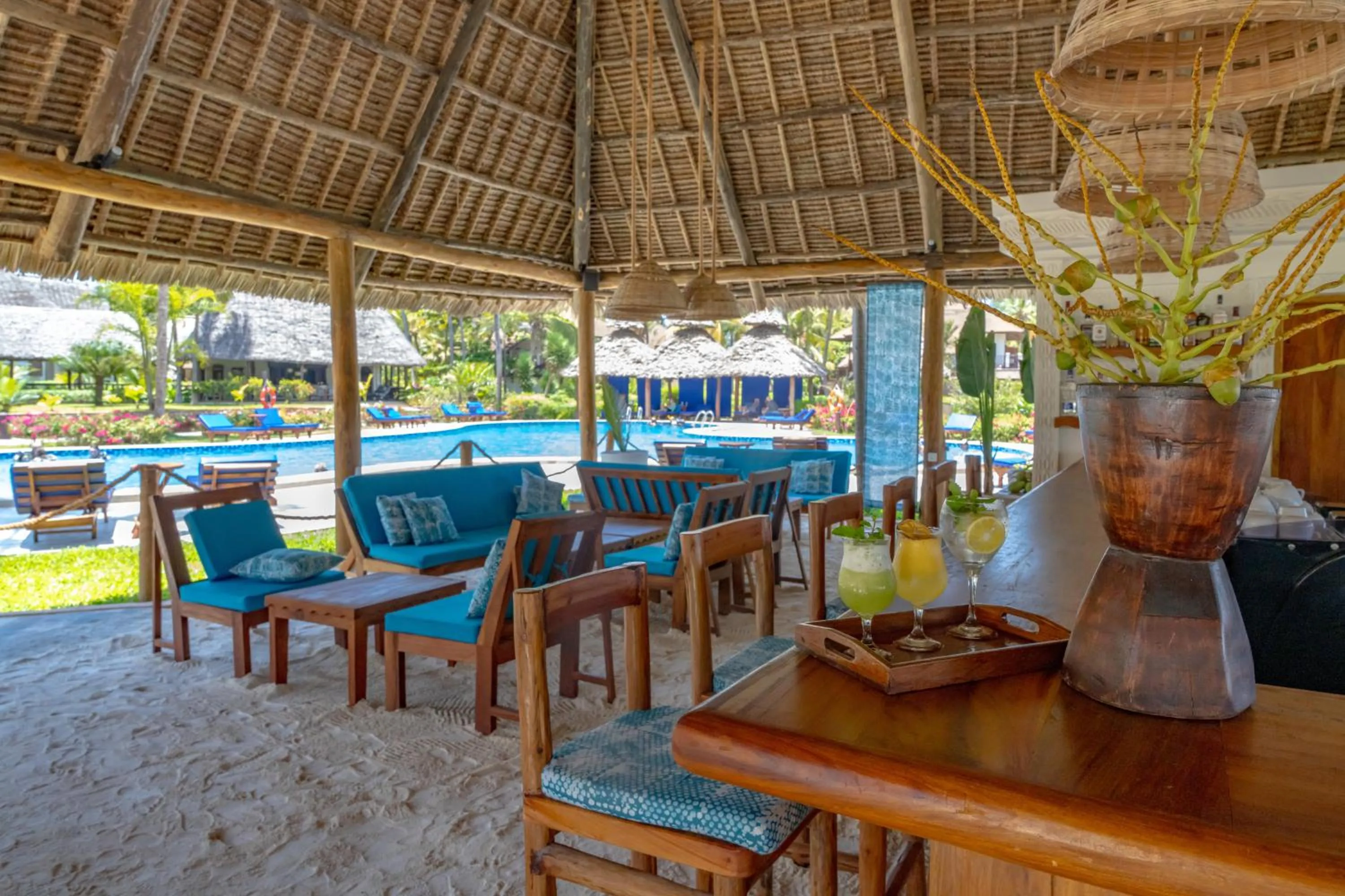 Pool view in Breezes Beach Club and Spa
