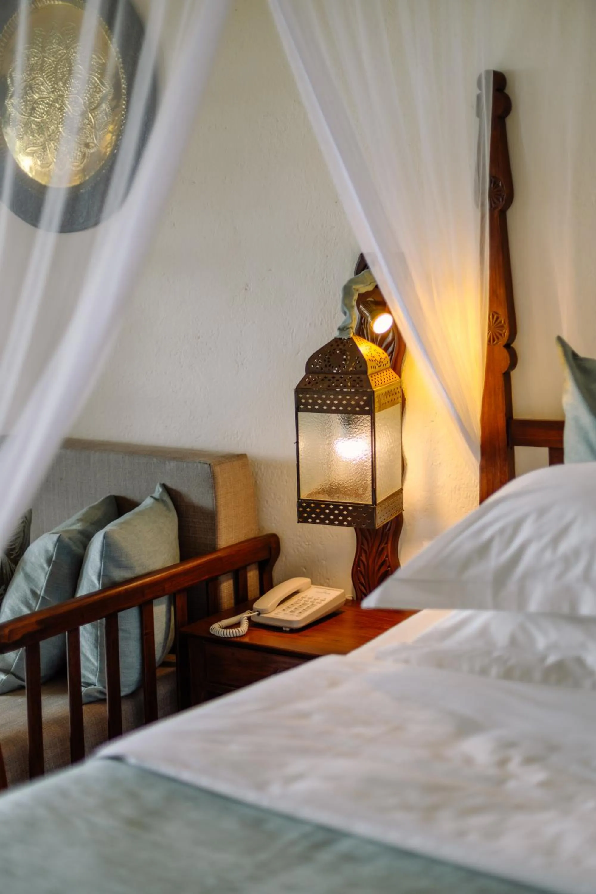 Seating area, Bed in Breezes Beach Club and Spa