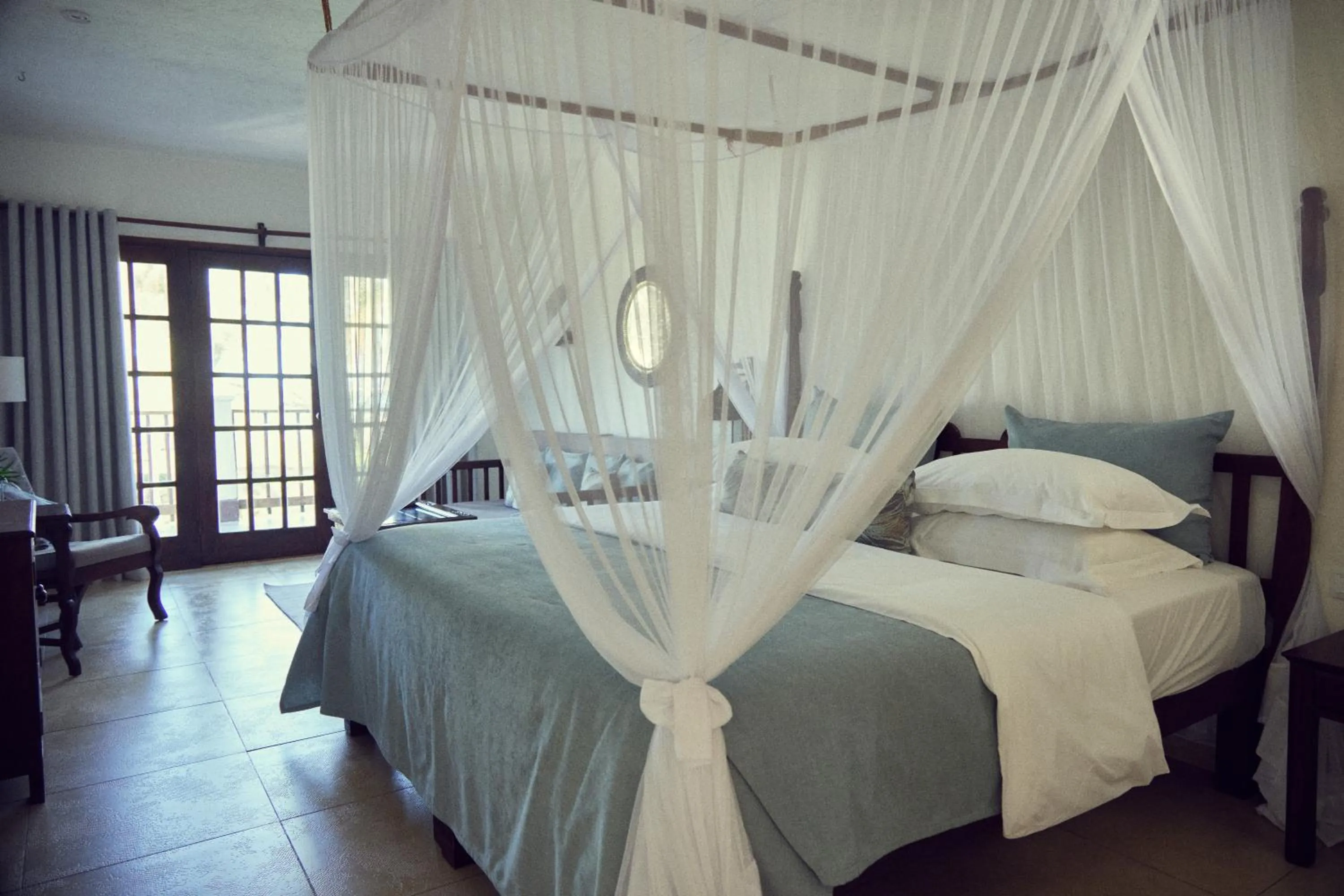 Bed in Breezes Beach Club and Spa