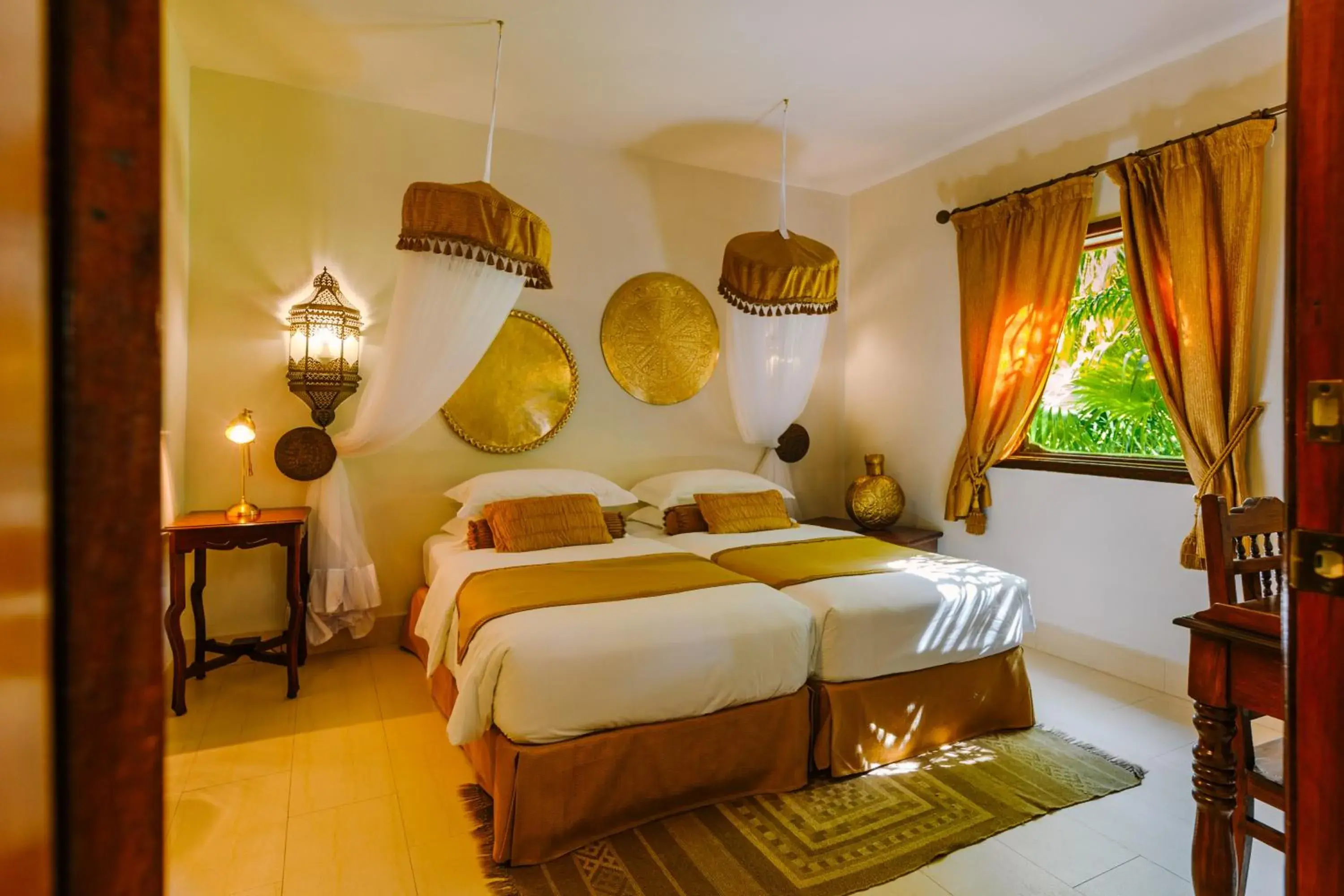 Bed in Baraza Resort and Spa Zanzibar Bed in Baraza Resort and Spa Zanzibar