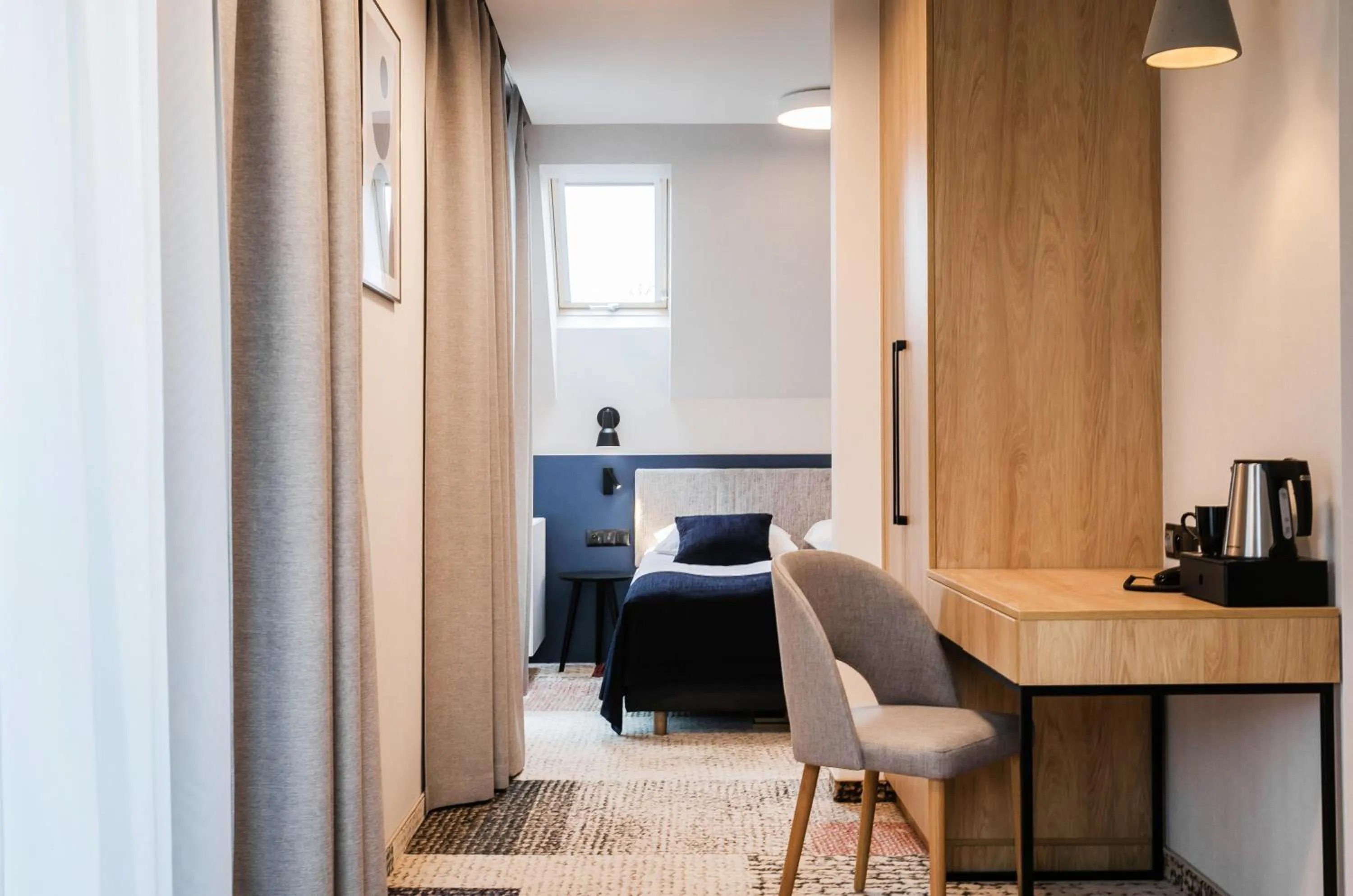 Coffee/tea facilities, Bed in Hotel Vesper House