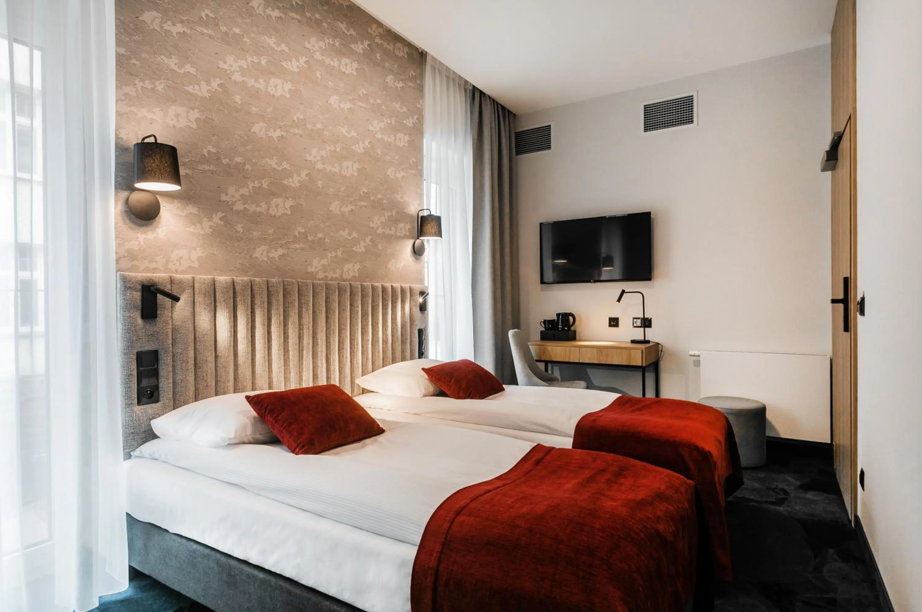 Bed in Hotel Vesper House