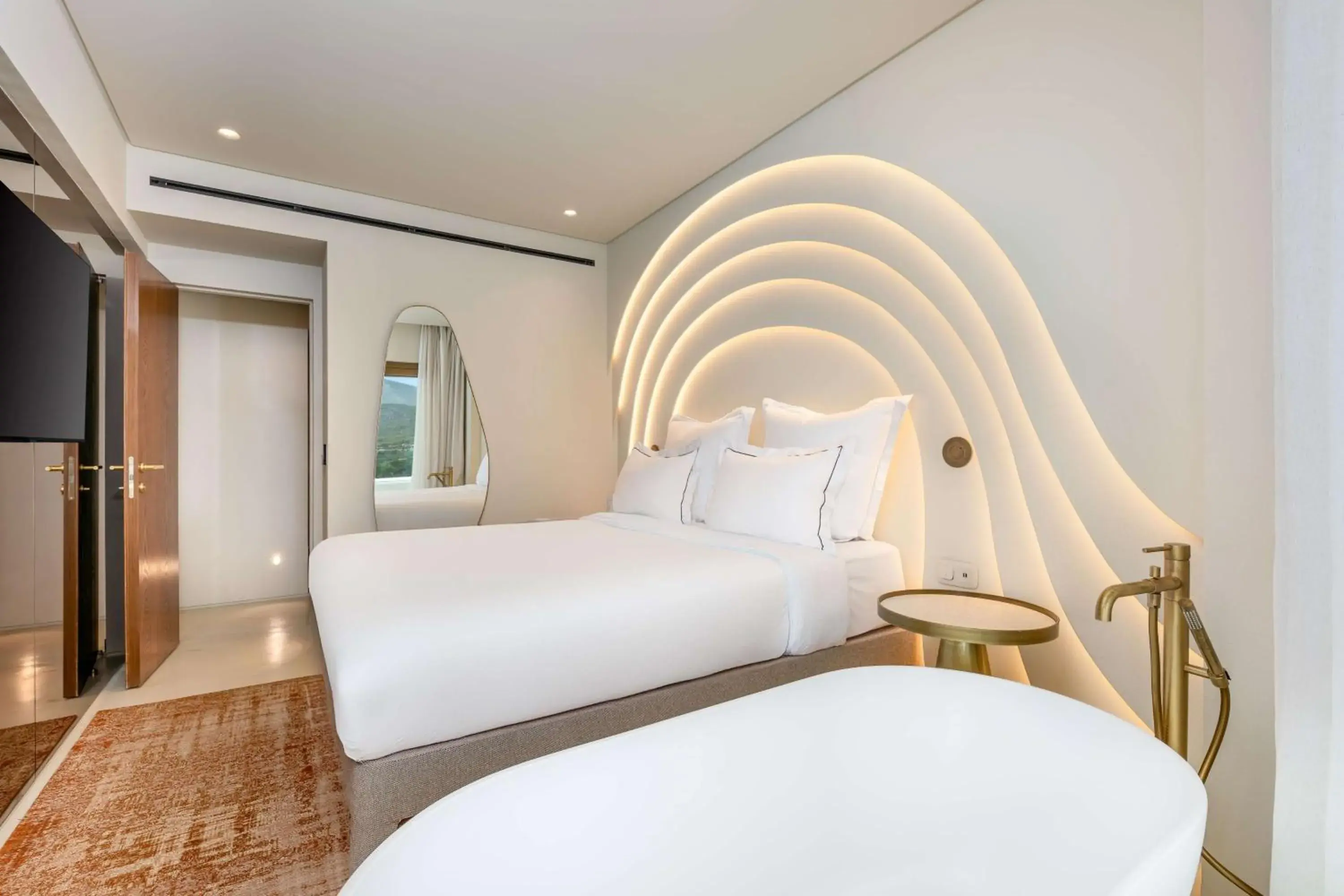 Photo of the whole room, Bed in Isla Brown Corinthia Resort & Spa, Curio Collection by Hilton Photo of the whole room, Bed in Isla Brown Corinthia Resort & Spa, Curio Collection by Hilton