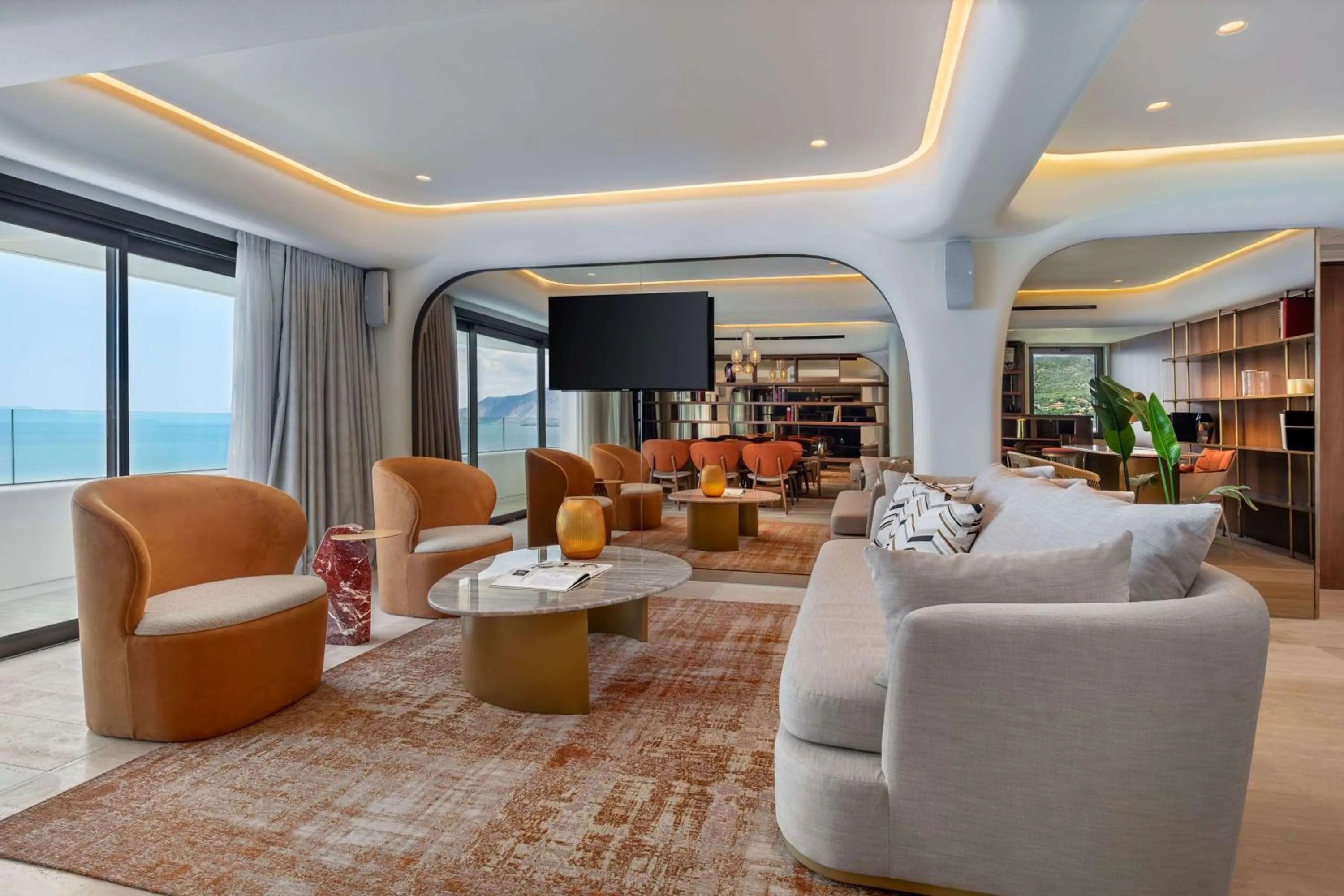 Living room in Isla Brown Corinthia Resort & Spa, a member of Brown Hotels
