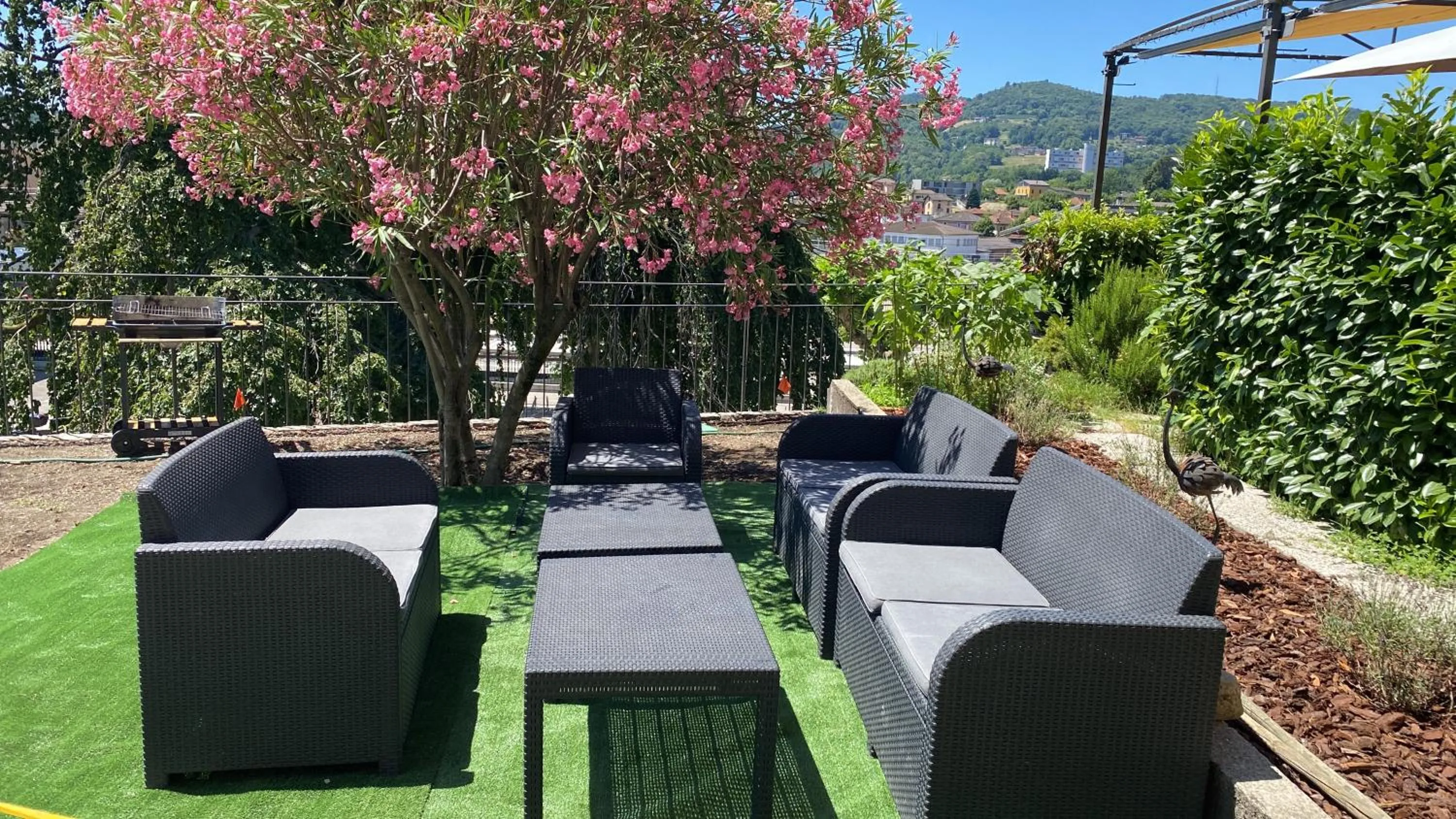 Garden in Albergo Ristorante Stazione Balerna