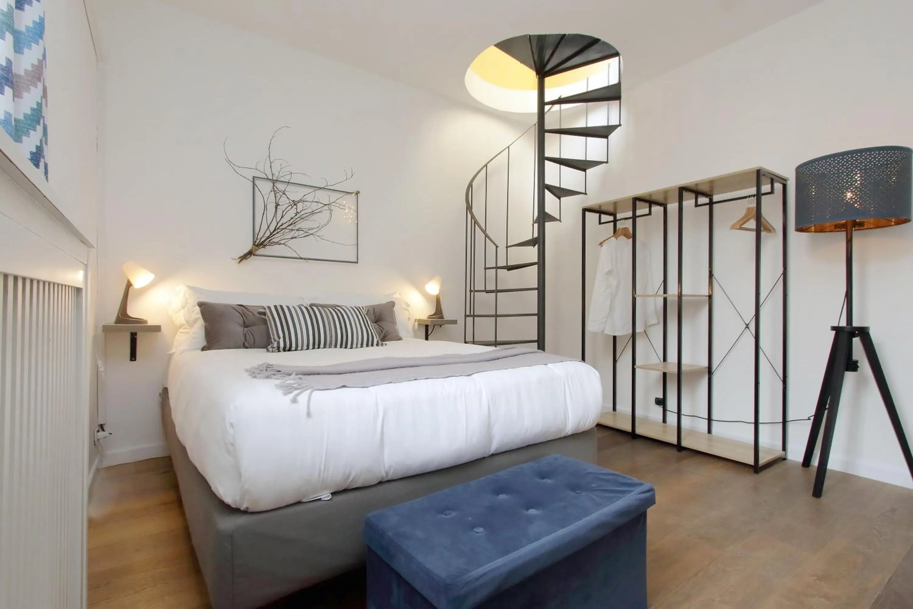 Bedroom, Bed in Colosseo Terrace Apartment