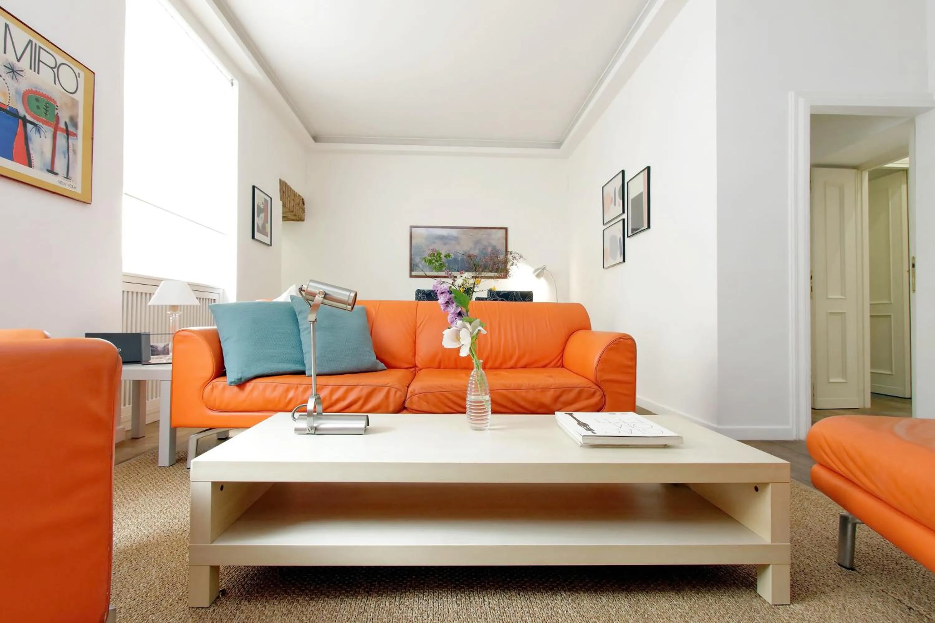 Living room in Colosseo Terrace Apartment
