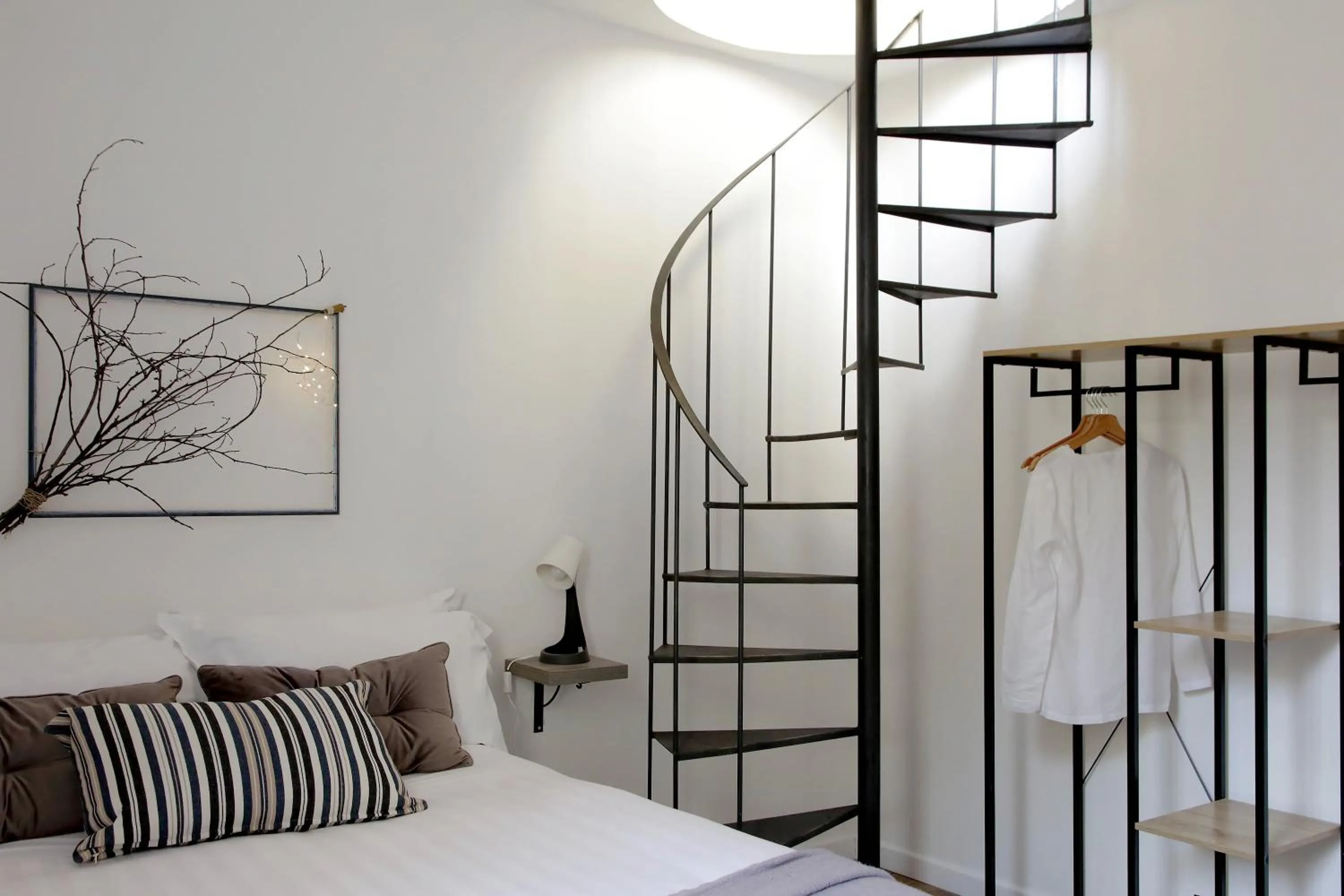 Bedroom, Bed in Colosseo Terrace Apartment