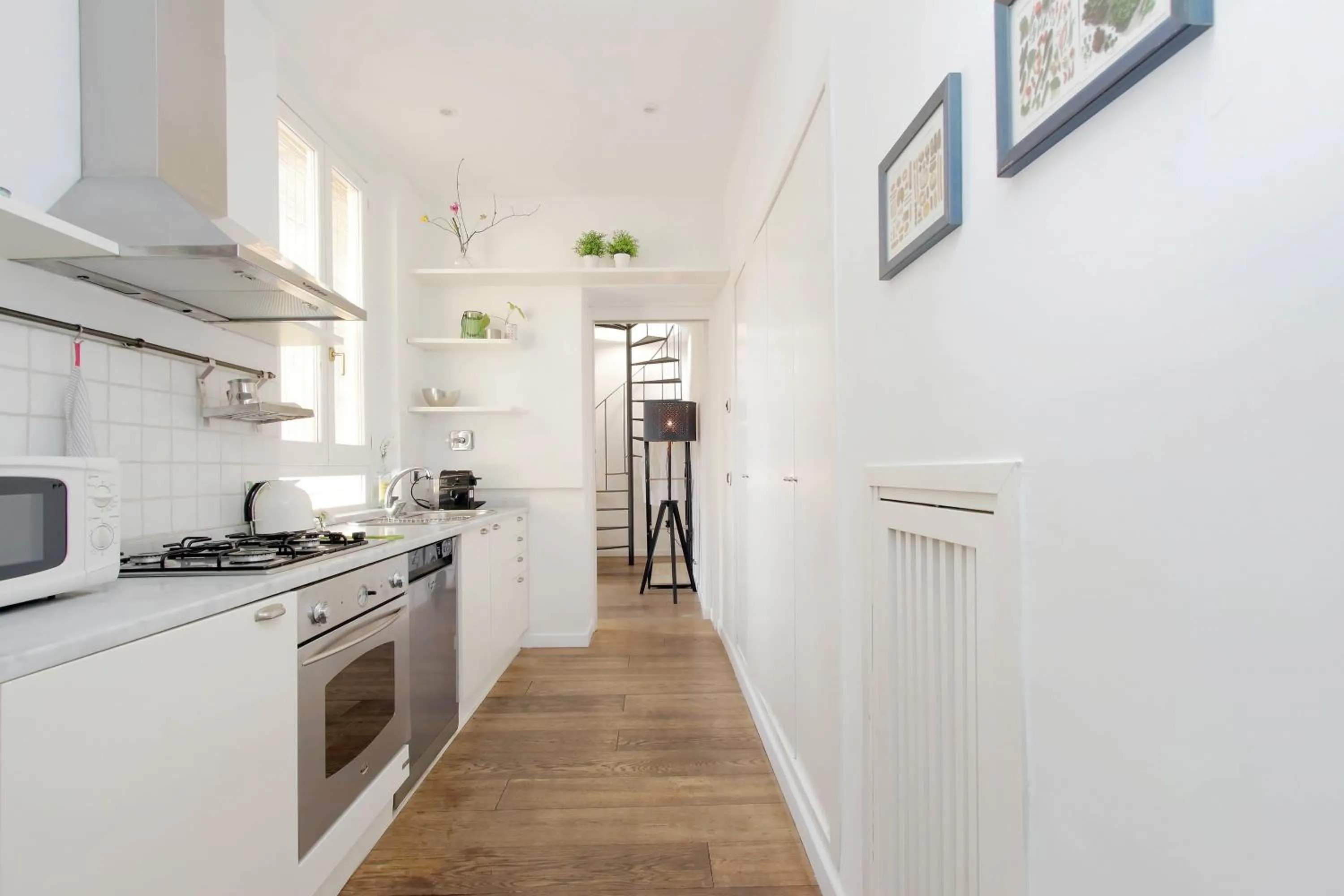 Kitchen or kitchenette in Colosseo Terrace Apartment