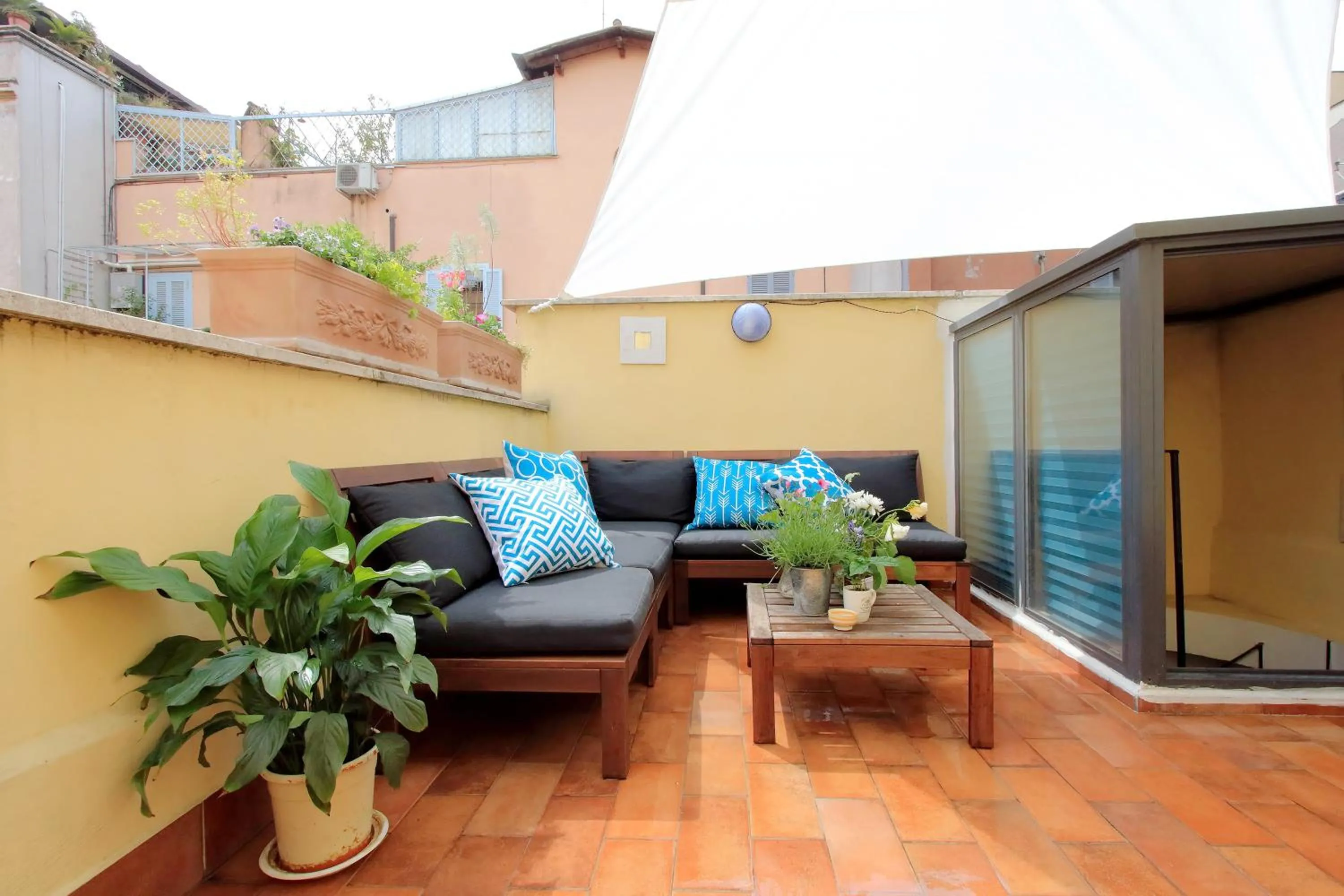Balcony/Terrace in Colosseo Terrace Apartment