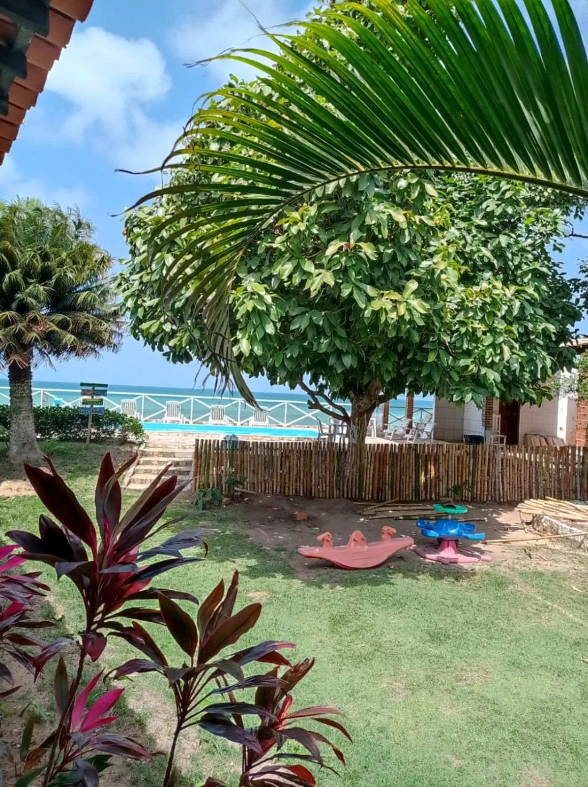 Patio in Pousada Portal dos Coqueirais