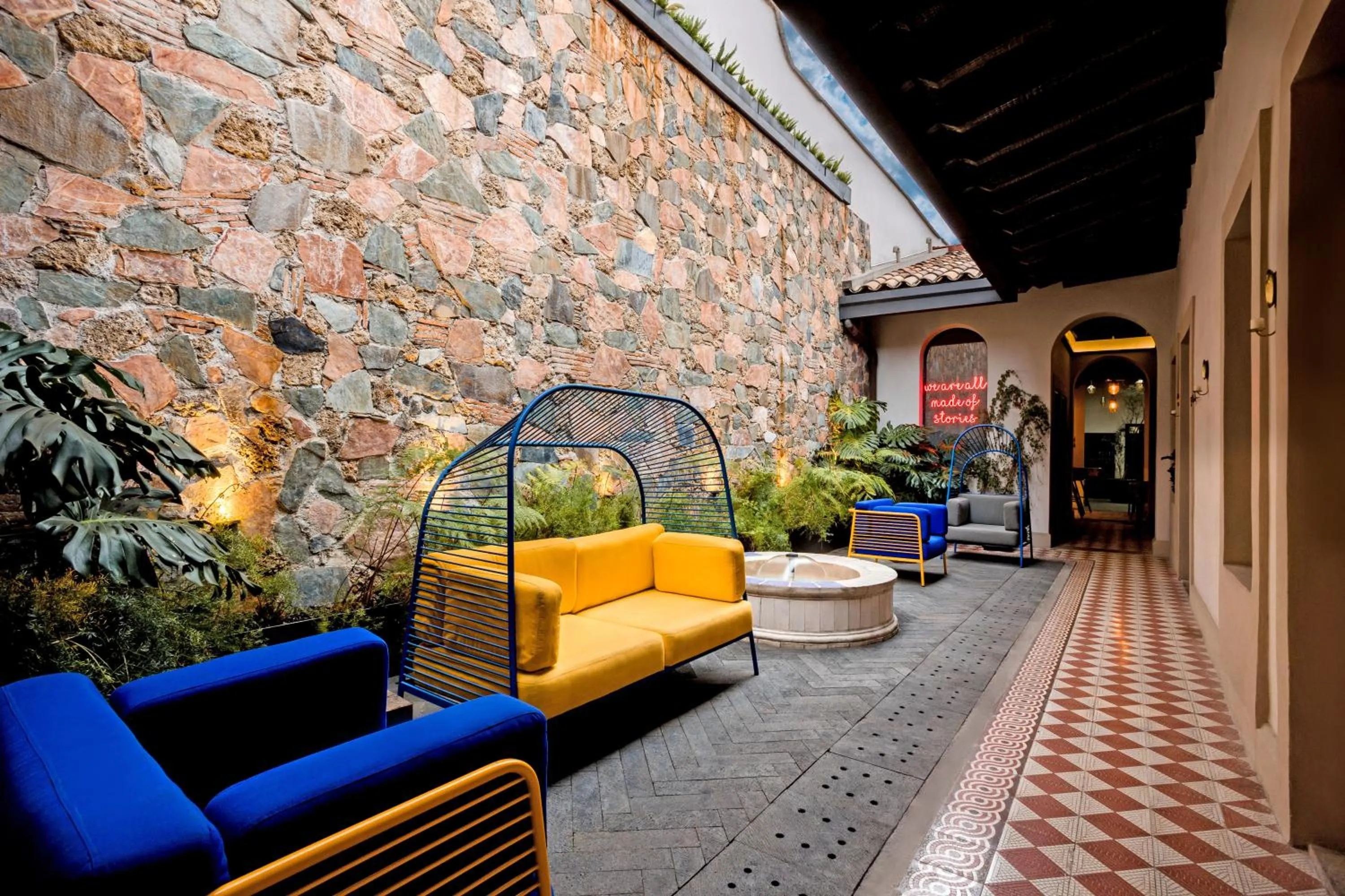 Seating area in Casona 142 Hotel Boutique Orizaba