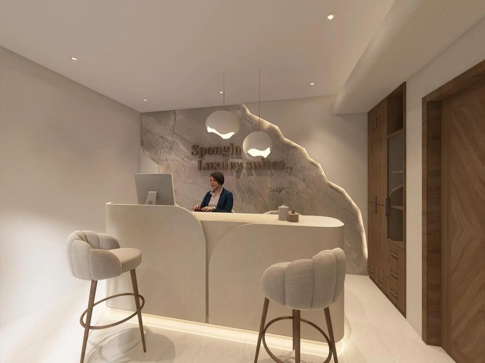 Lobby or reception in Spongia Apartments and Suites Kalymnos