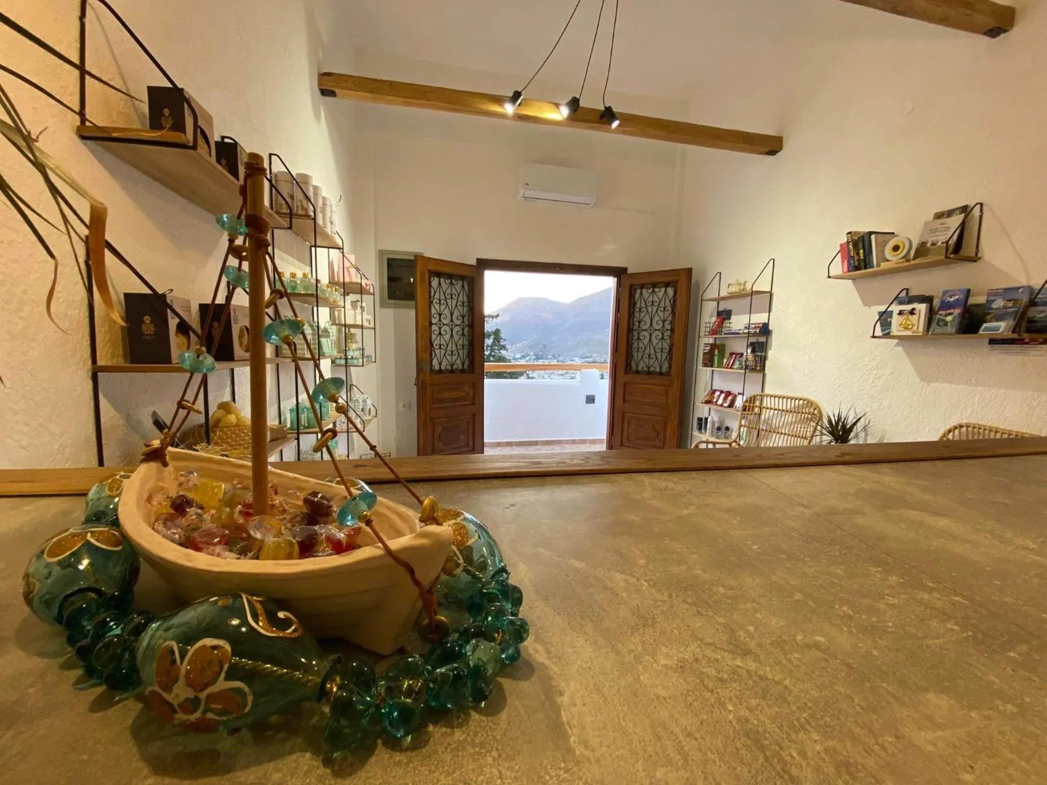 Facade/entrance in Spongia Apartments Kalymnos