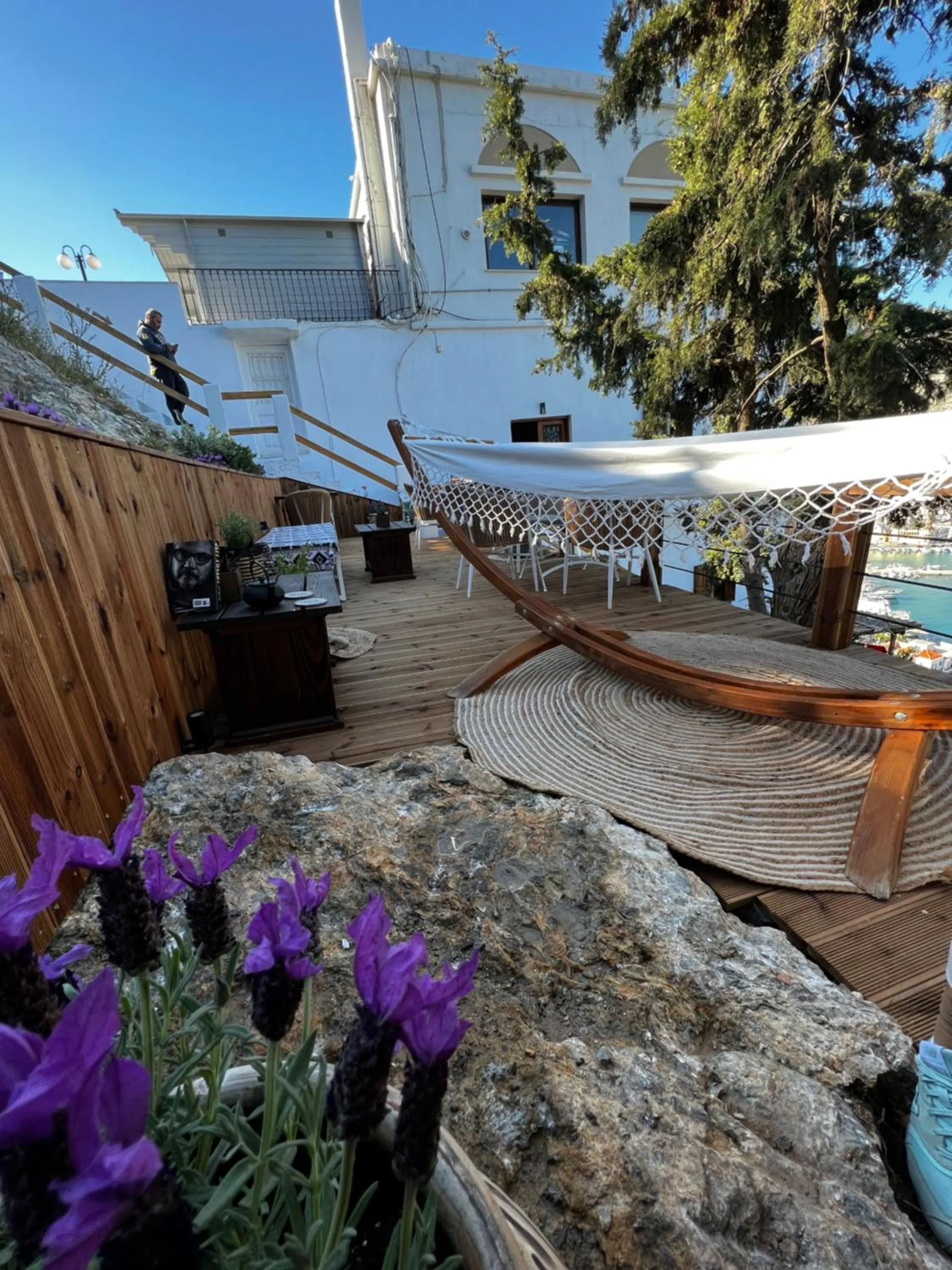 Balcony/Terrace in Spongia Apartments Kalymnos