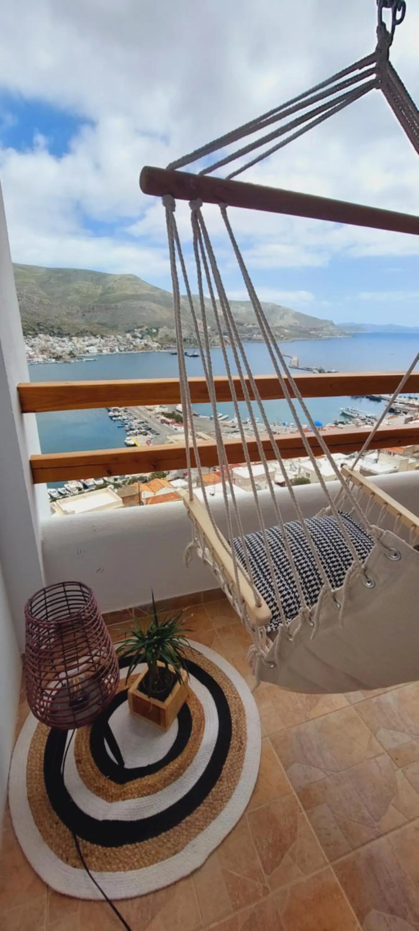 Sea view in Spongia Apartments Kalymnos