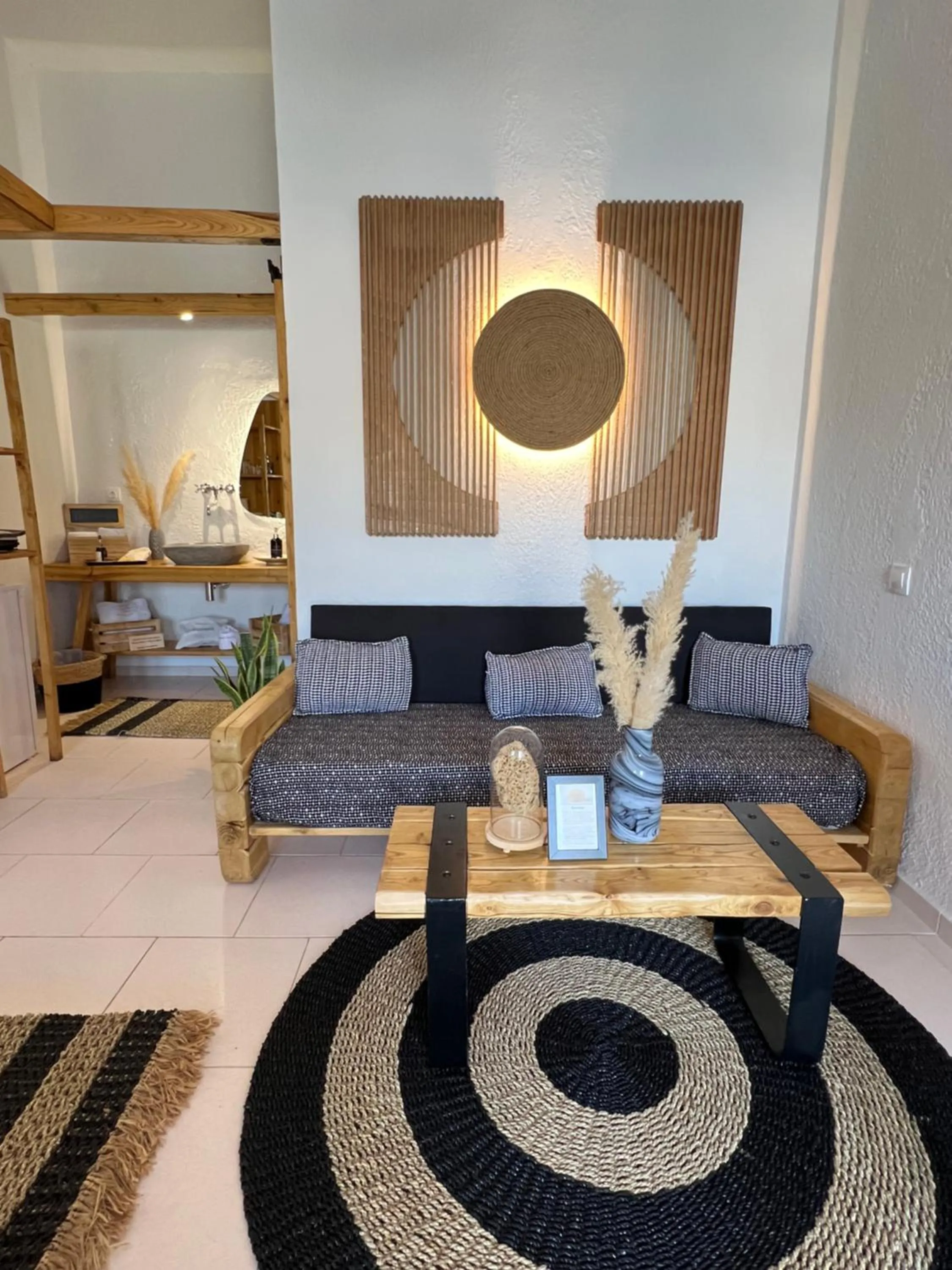 Living room in Spongia Apartments Kalymnos