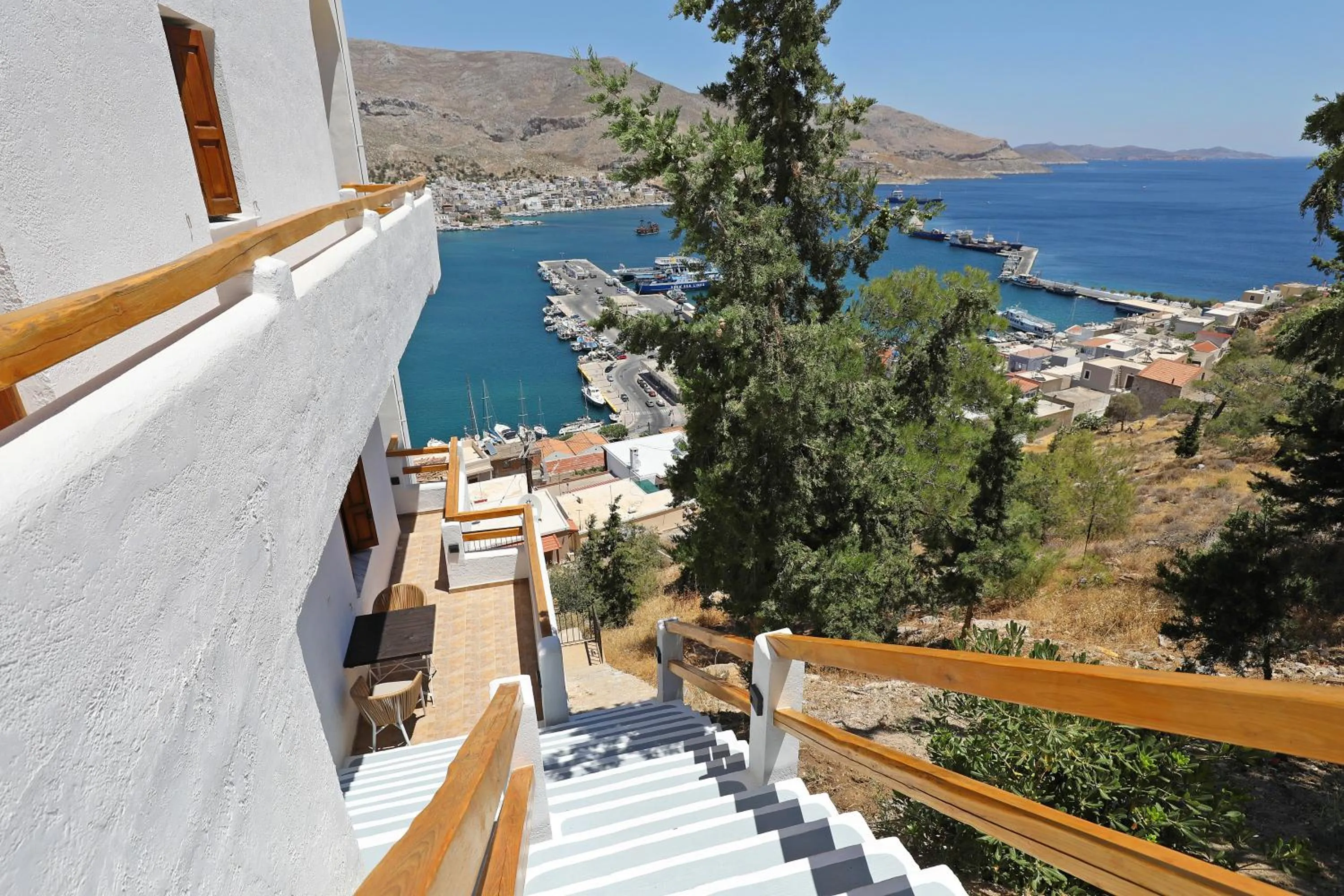 Balcony/Terrace in Spongia Apartments Kalymnos