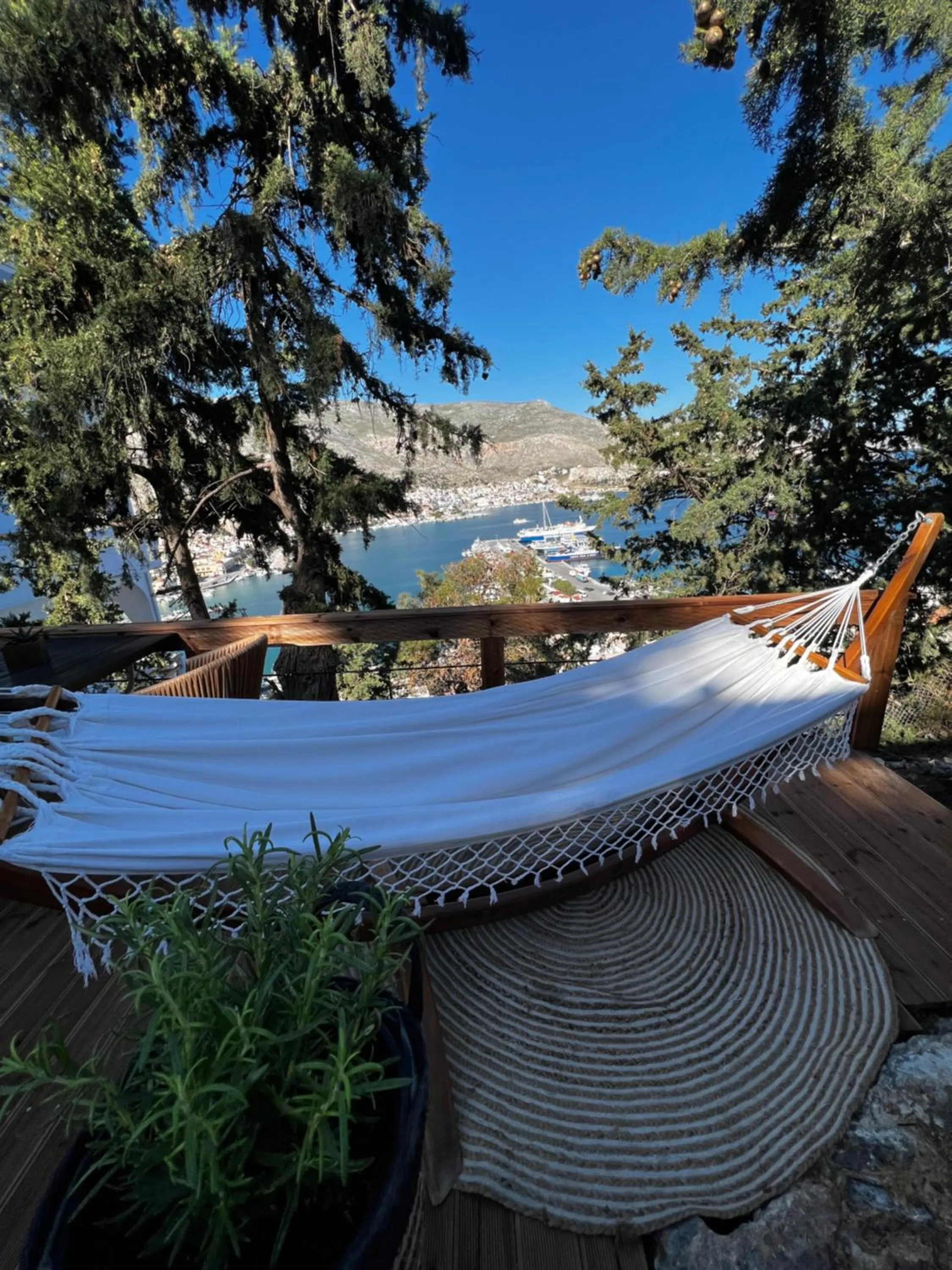Balcony/Terrace in Spongia Apartments Kalymnos