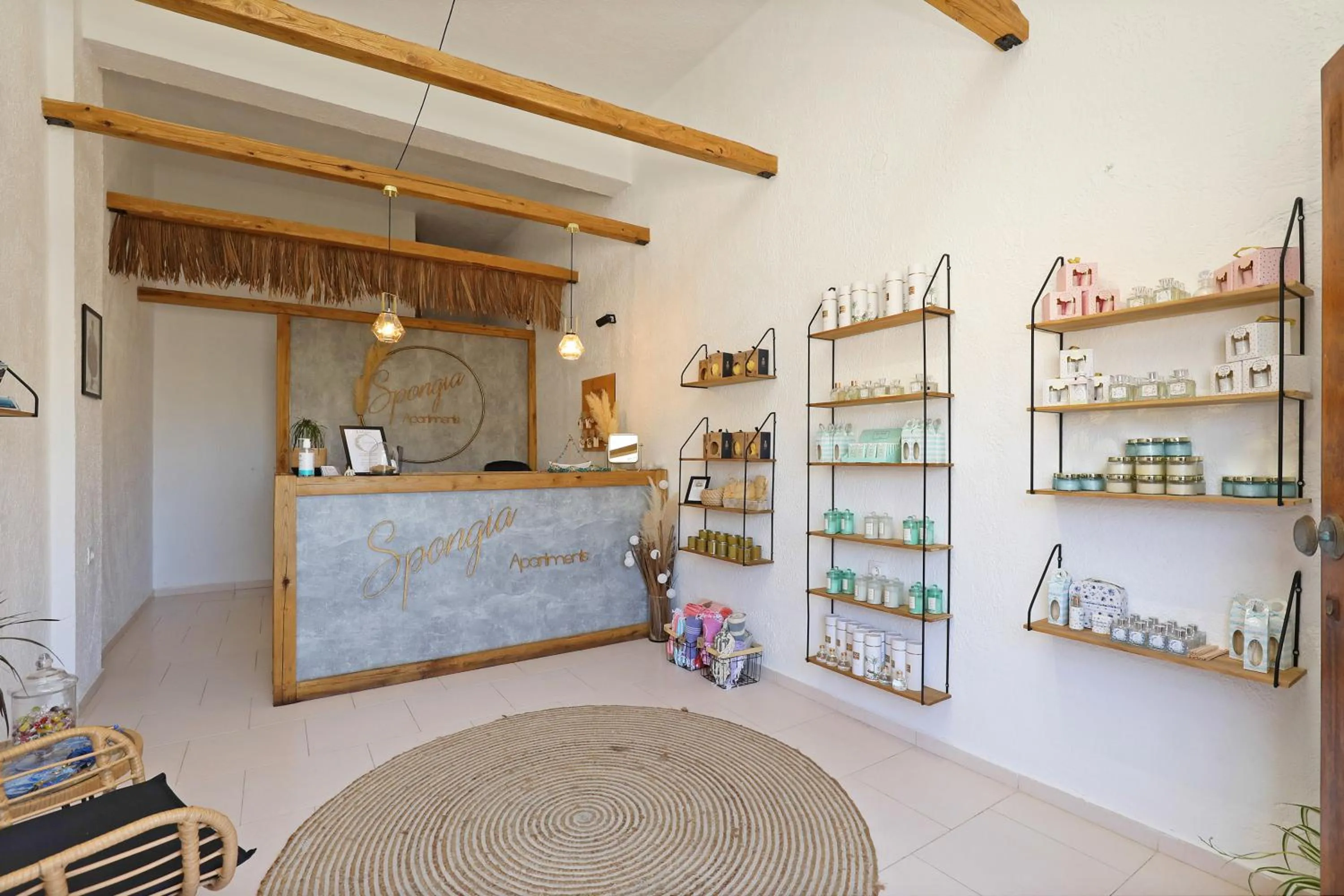 Lobby or reception in Spongia Apartments Kalymnos