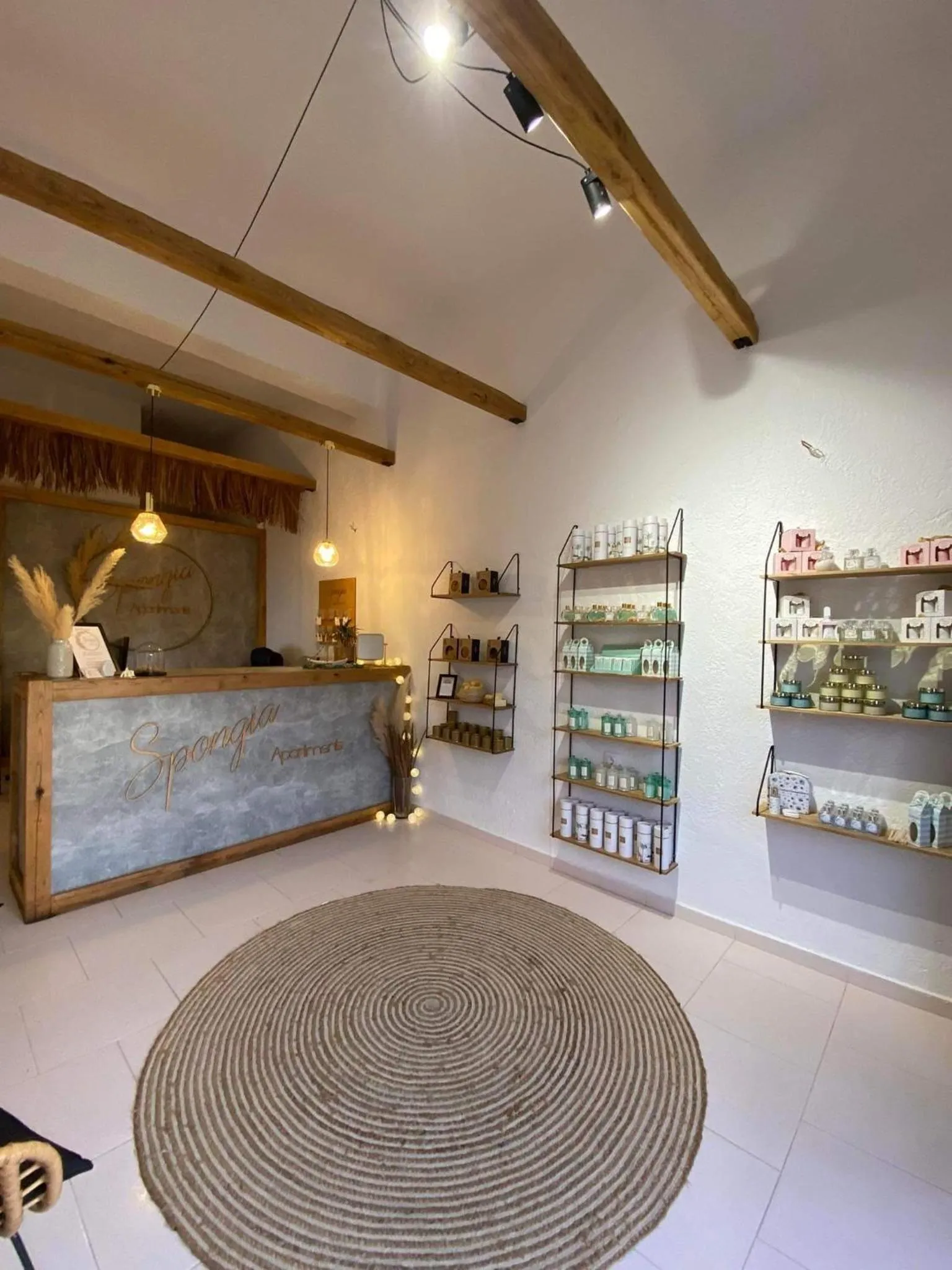 Lobby or reception in Spongia Apartments Kalymnos