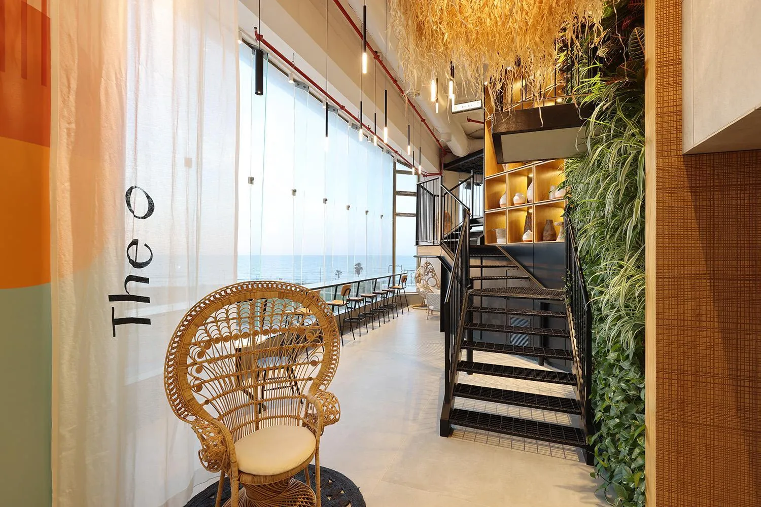 Lobby or reception in The O Pod Capsule Hotel