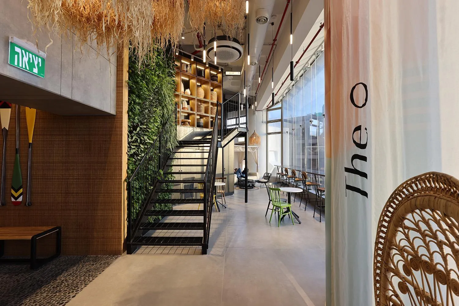 Lobby or reception in The O Pod Capsule Hotel