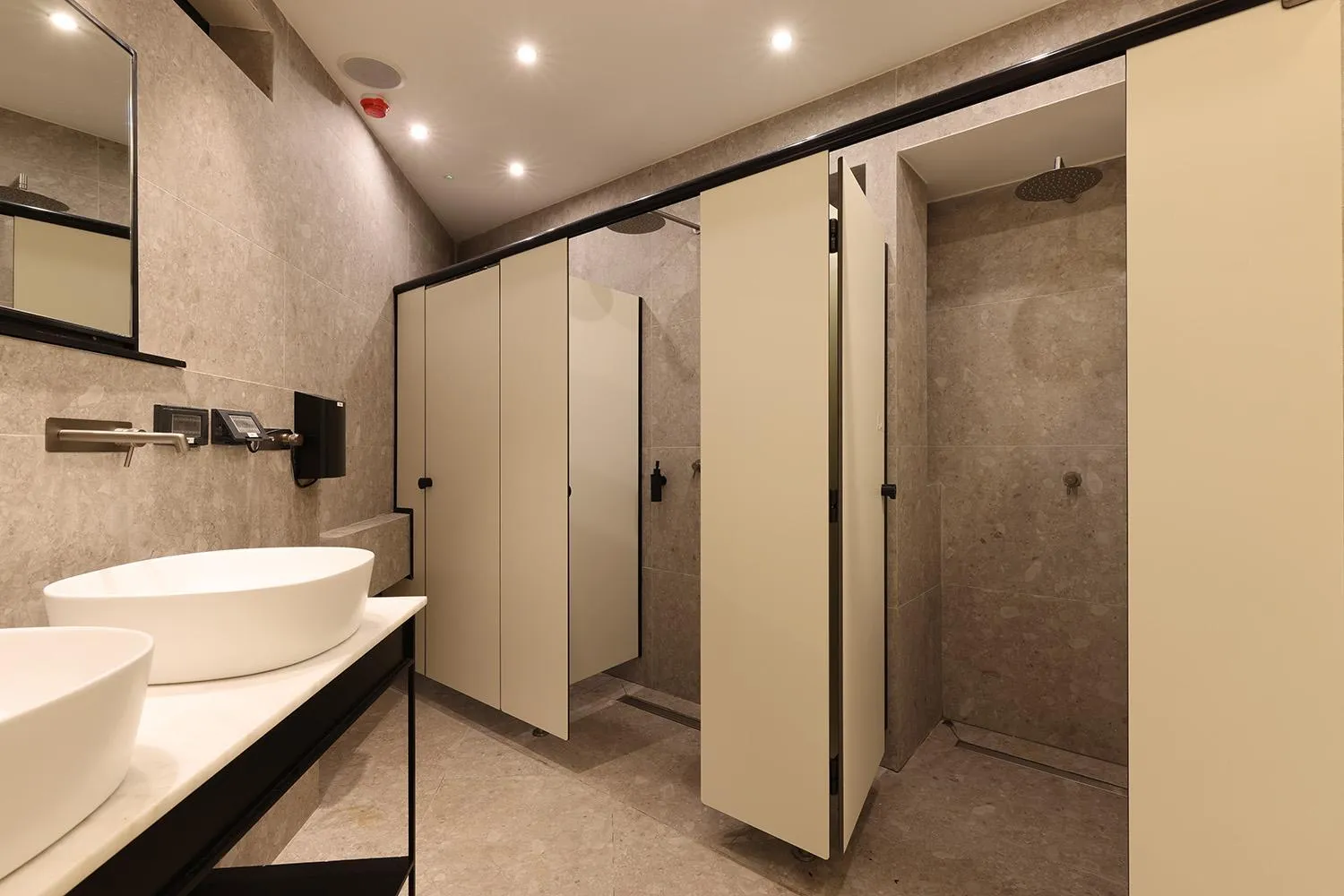 Shower in The O Pod Capsule Hotel