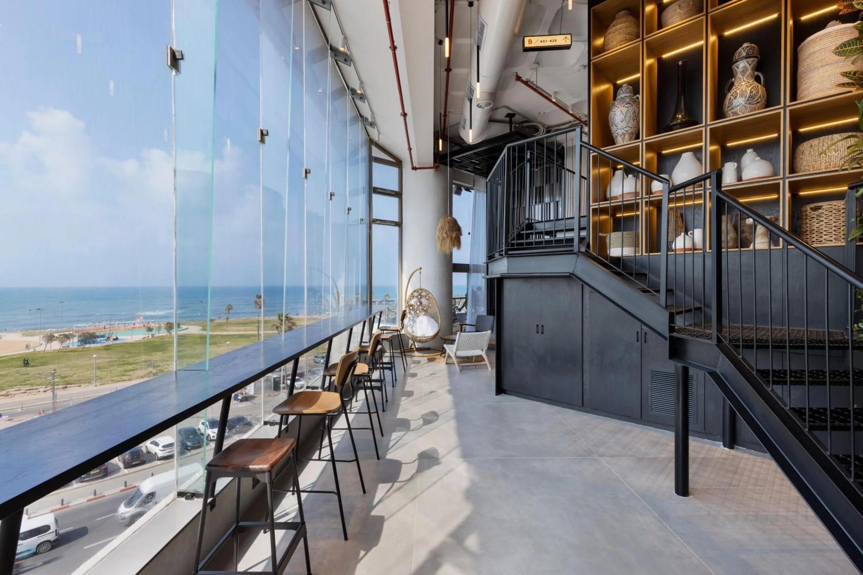 Patio in The O Pod Capsule Hotel