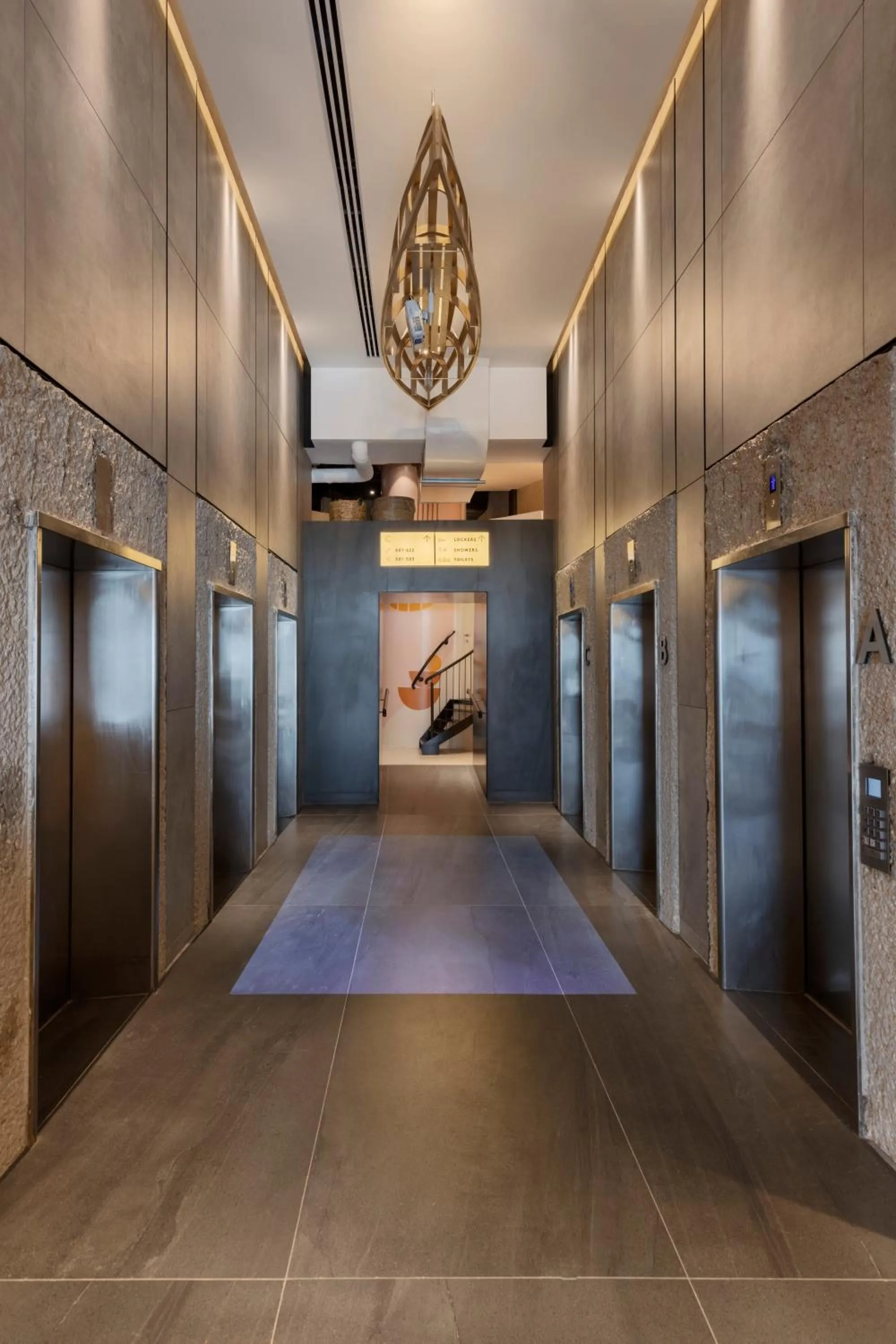 Lobby or reception in The O Pod Capsule Hotel