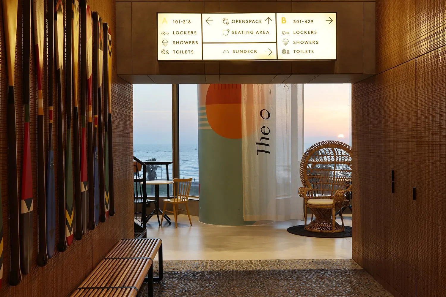 Lobby or reception in The O Pod Capsule Hotel