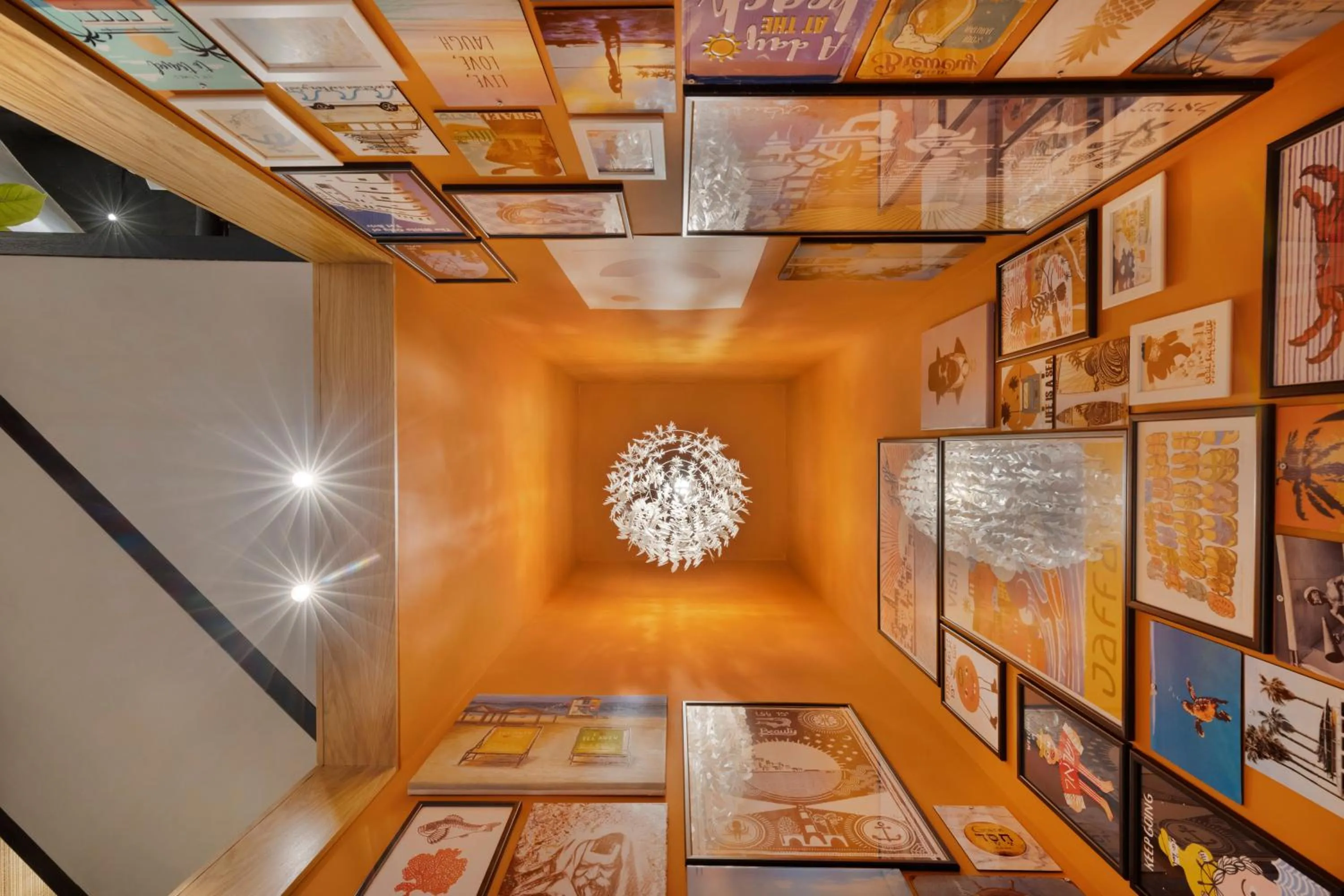 Decorative detail in The O Pod Capsule Hotel