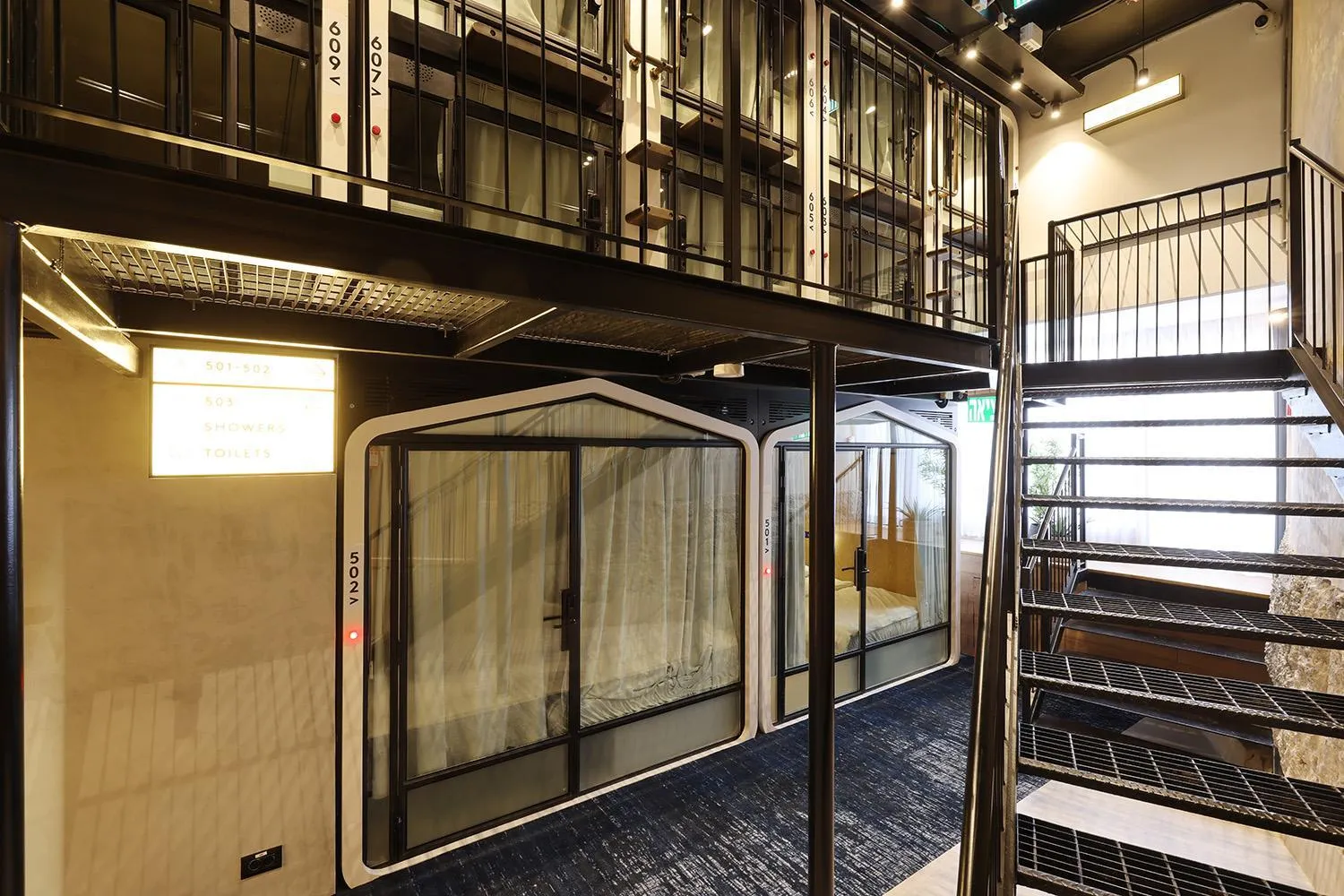 View (from property/room) in The O Pod Capsule Hotel