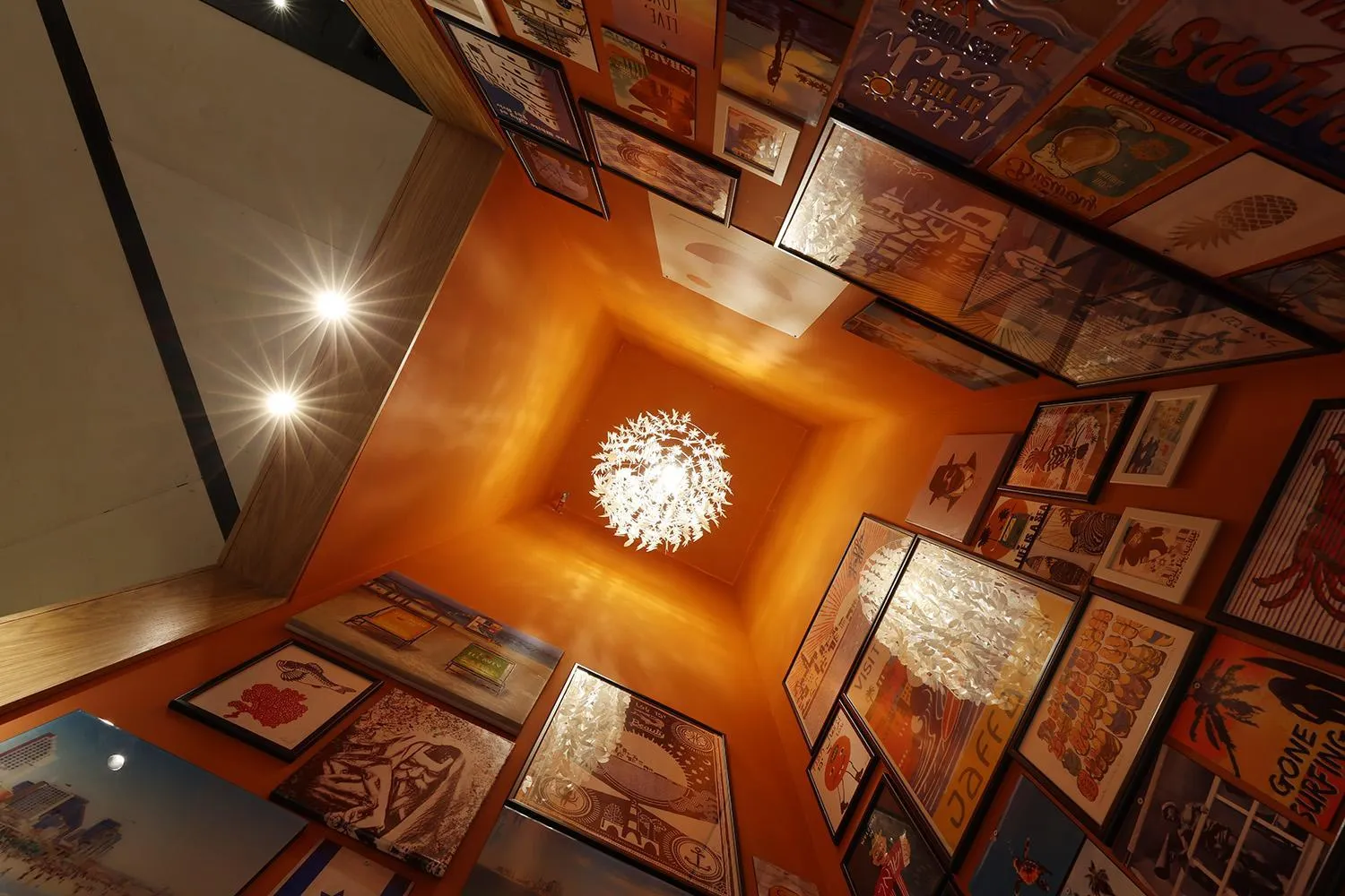 Decorative detail in The O Pod Capsule Hotel