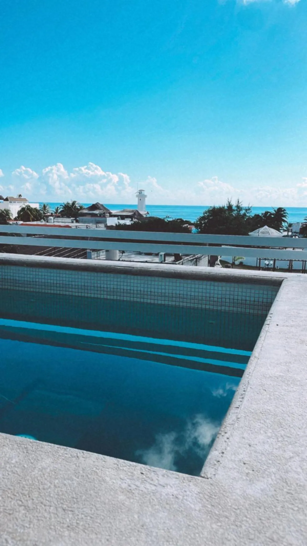 Swimming pool in Hostal Cuca Macuca