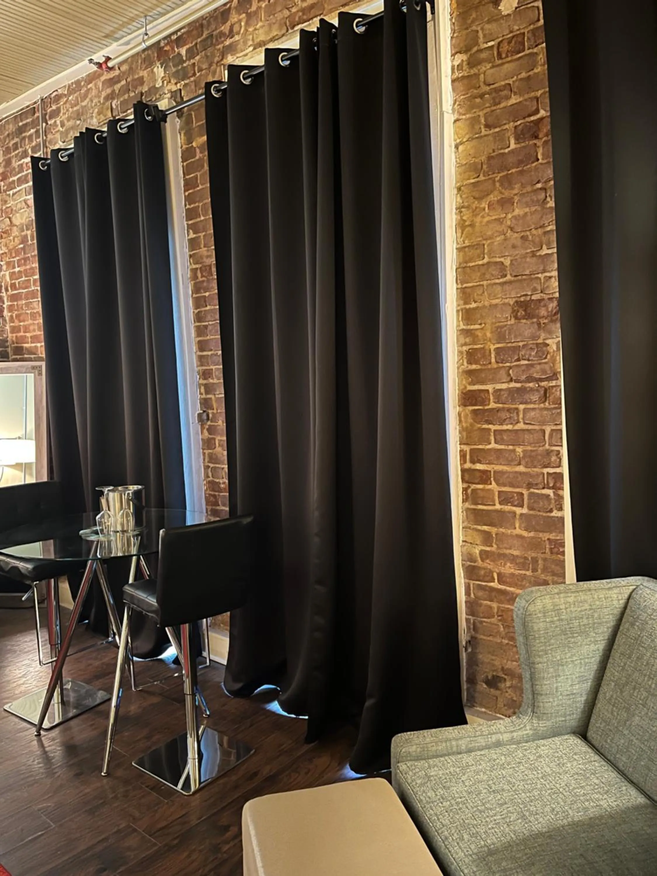 Seating area in The Skylight Hotel