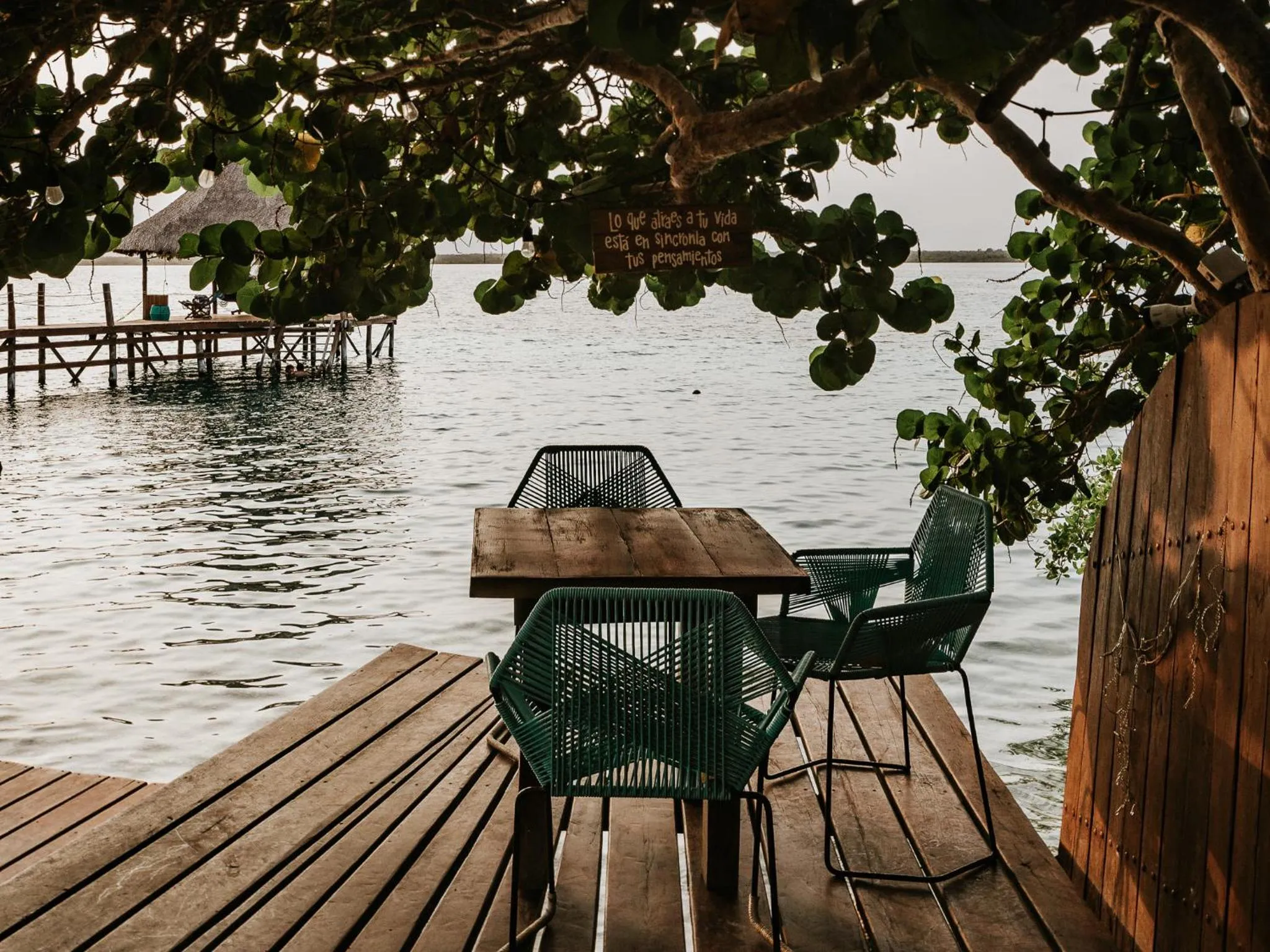 Lake view in Khaban Bacalar Hotel Boutique