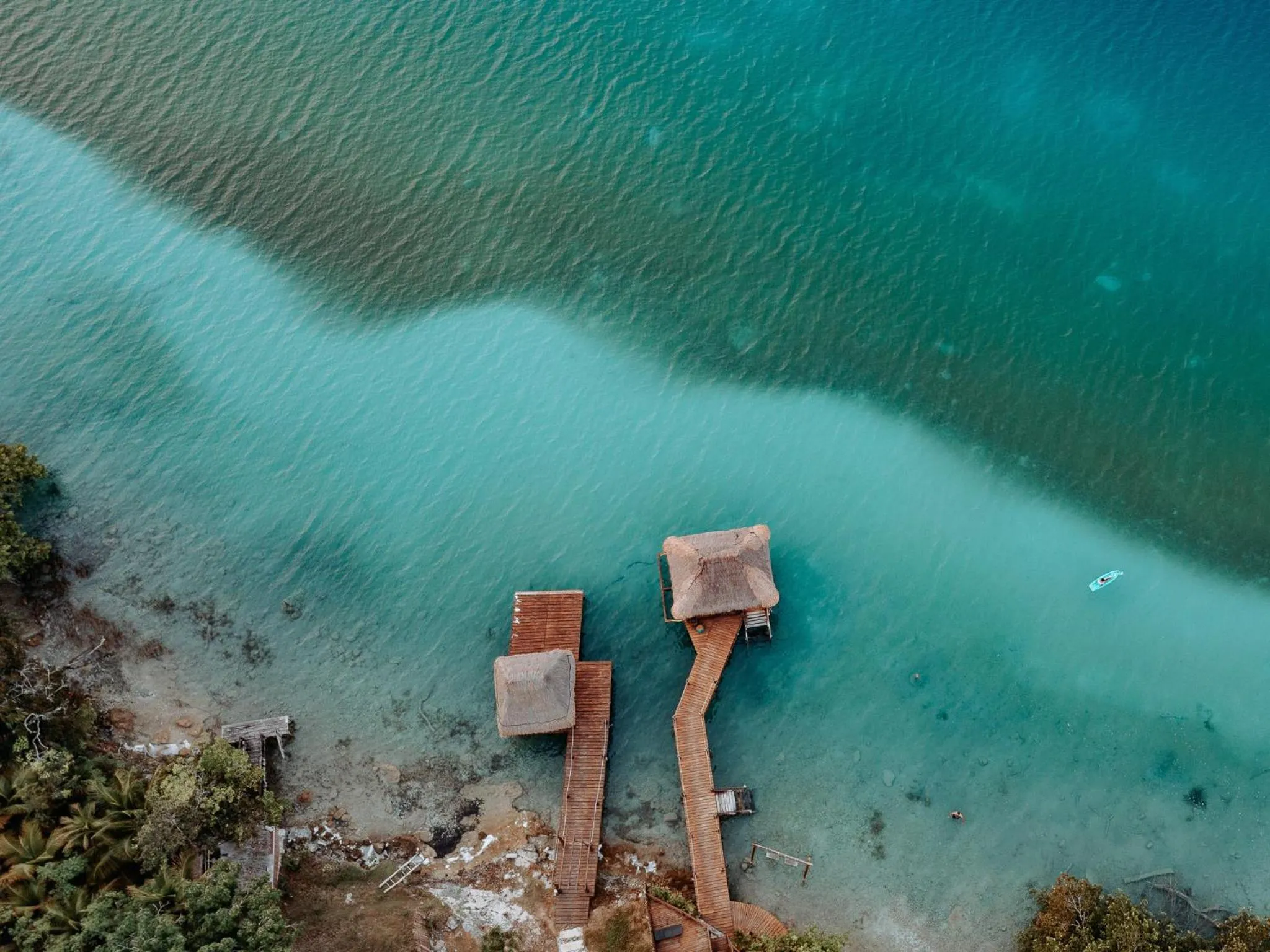 Lake view in Khaban Bacalar Hotel Boutique