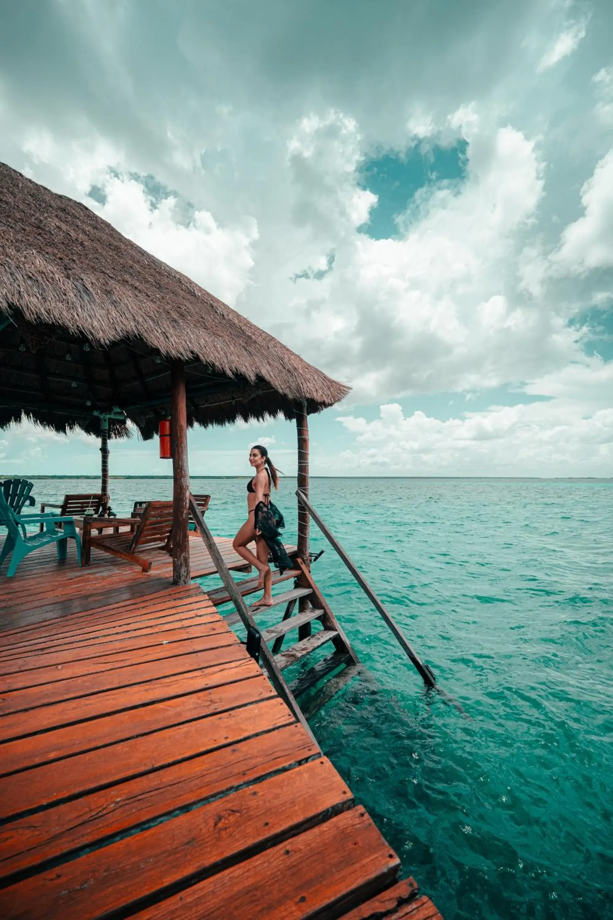 Lake view in Khaban Bacalar Hotel Boutique Lake view in Khaban Bacalar Hotel Boutique