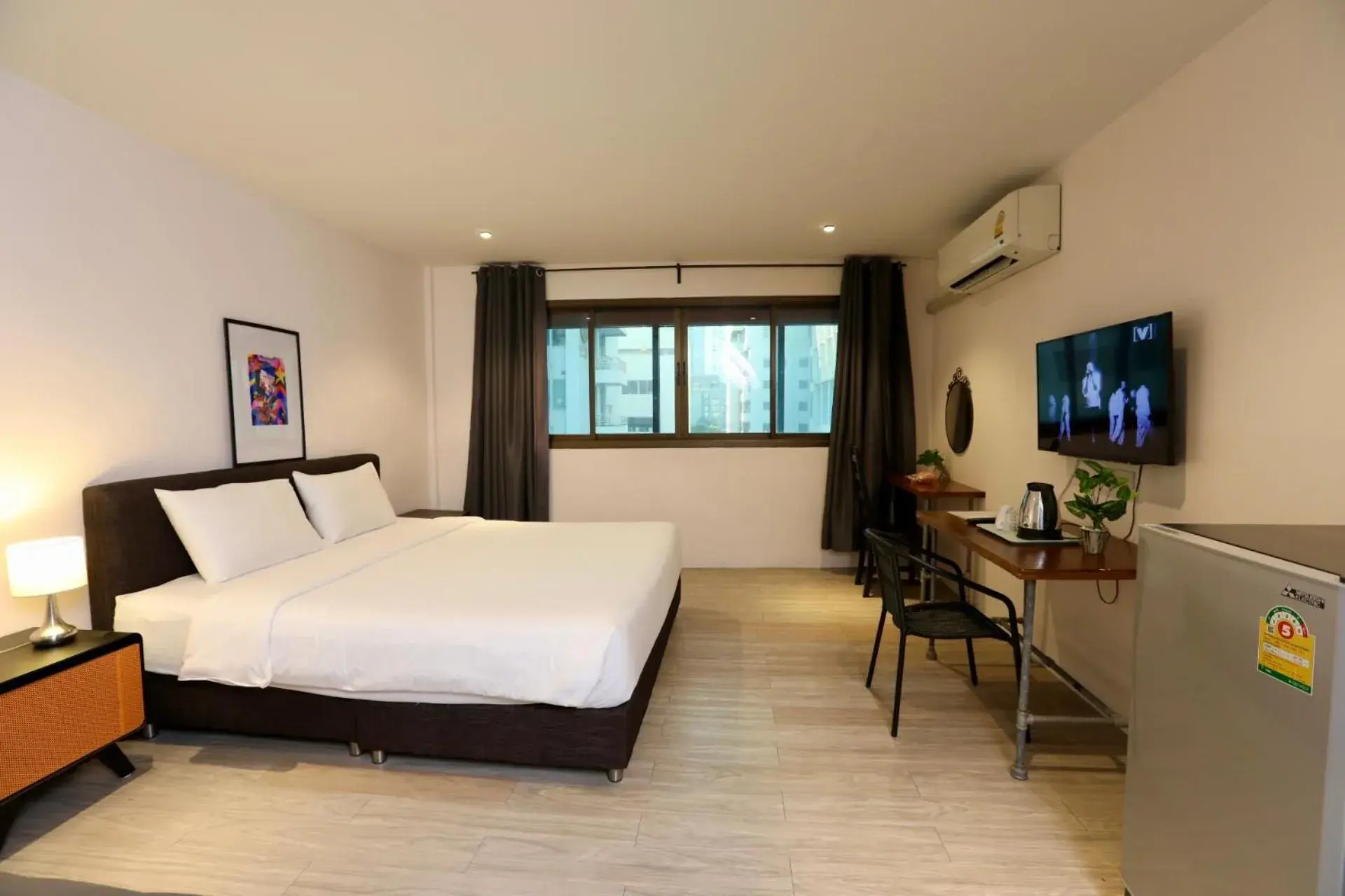 Bed in Studio F Sukhumvit Bed in Studio F Sukhumvit