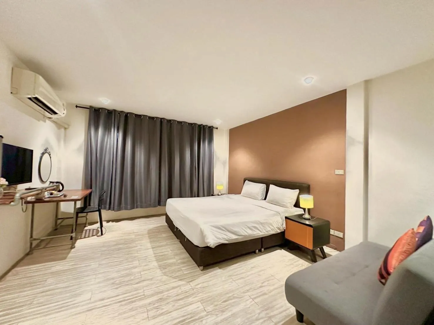 Bed in Studio F Sukhumvit