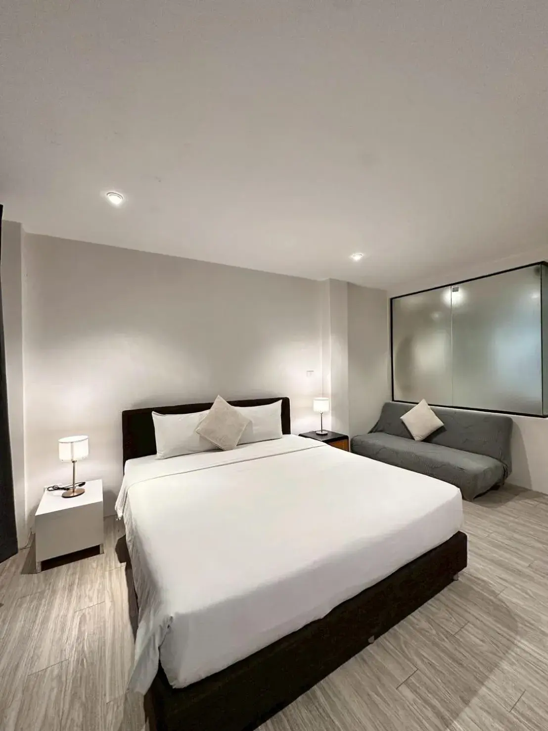 Bed in Studio F Sukhumvit Bed in Studio F Sukhumvit