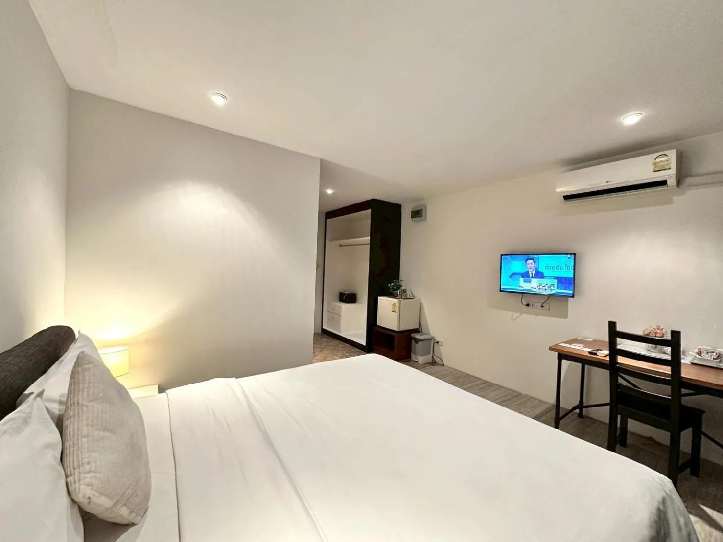 Bed in Studio F Sukhumvit